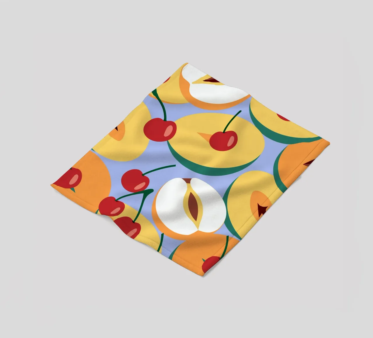 Pesche e ciliegie fresche coperta in pile da OFFICIAL FRUIT & VEGETABLES