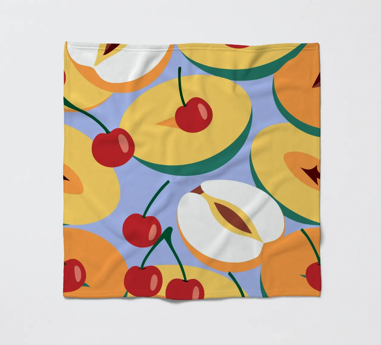 Pesche e ciliegie fresche coperta in pile da OFFICIAL FRUIT & VEGETABLES