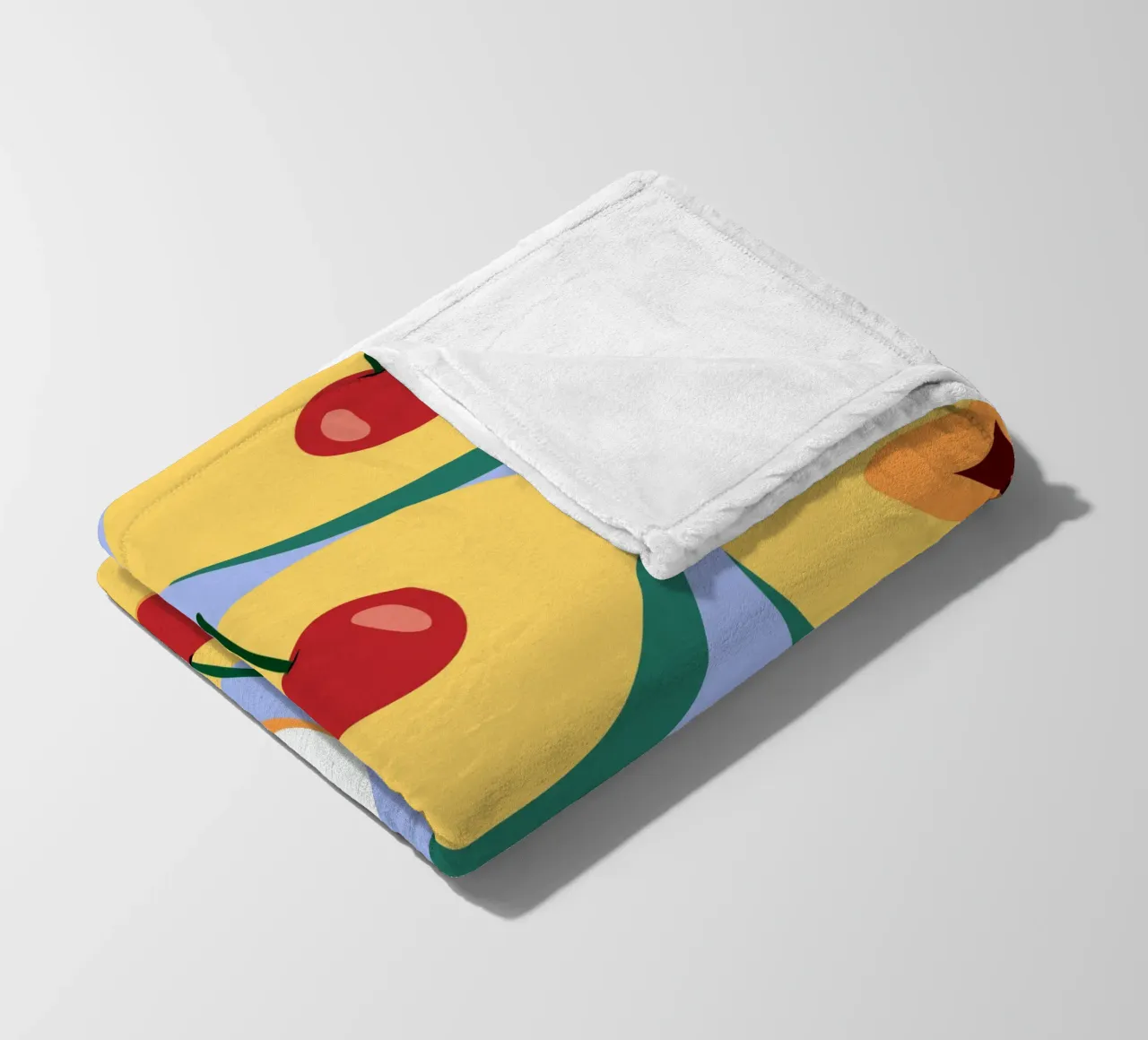 Pesche e ciliegie fresche coperta in pile da OFFICIAL FRUIT & VEGETABLES