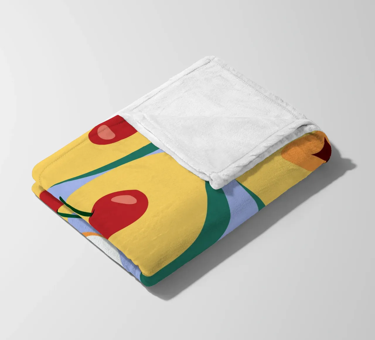 Pesche e ciliegie fresche coperta in pile da OFFICIAL FRUIT & VEGETABLES