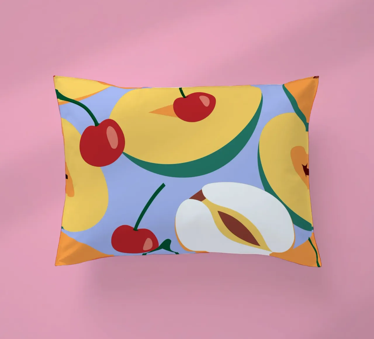 Pesche e ciliegie fresche cuscino da OFFICIAL FRUIT & VEGETABLES