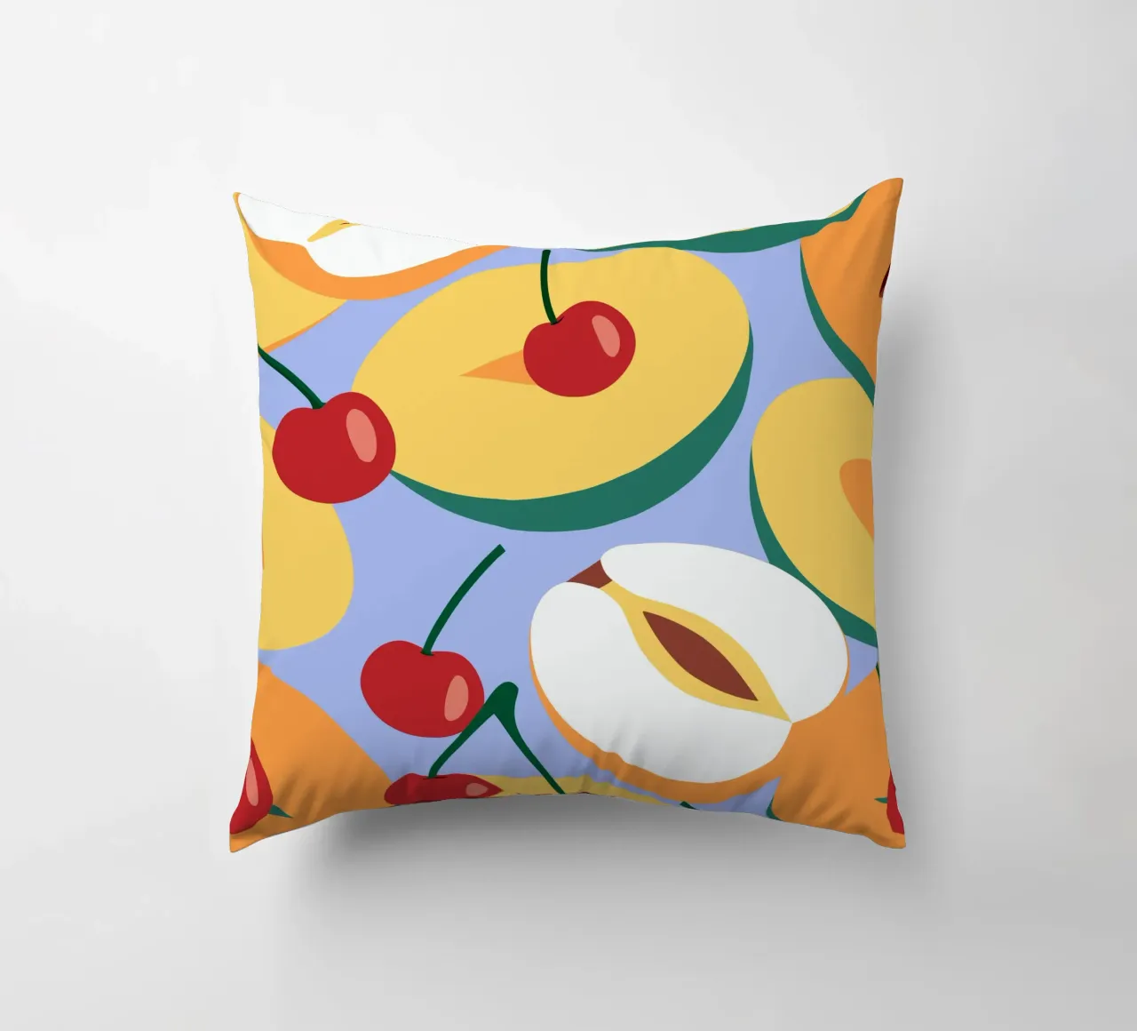 Pesche e ciliegie fresche cuscino da OFFICIAL FRUIT & VEGETABLES