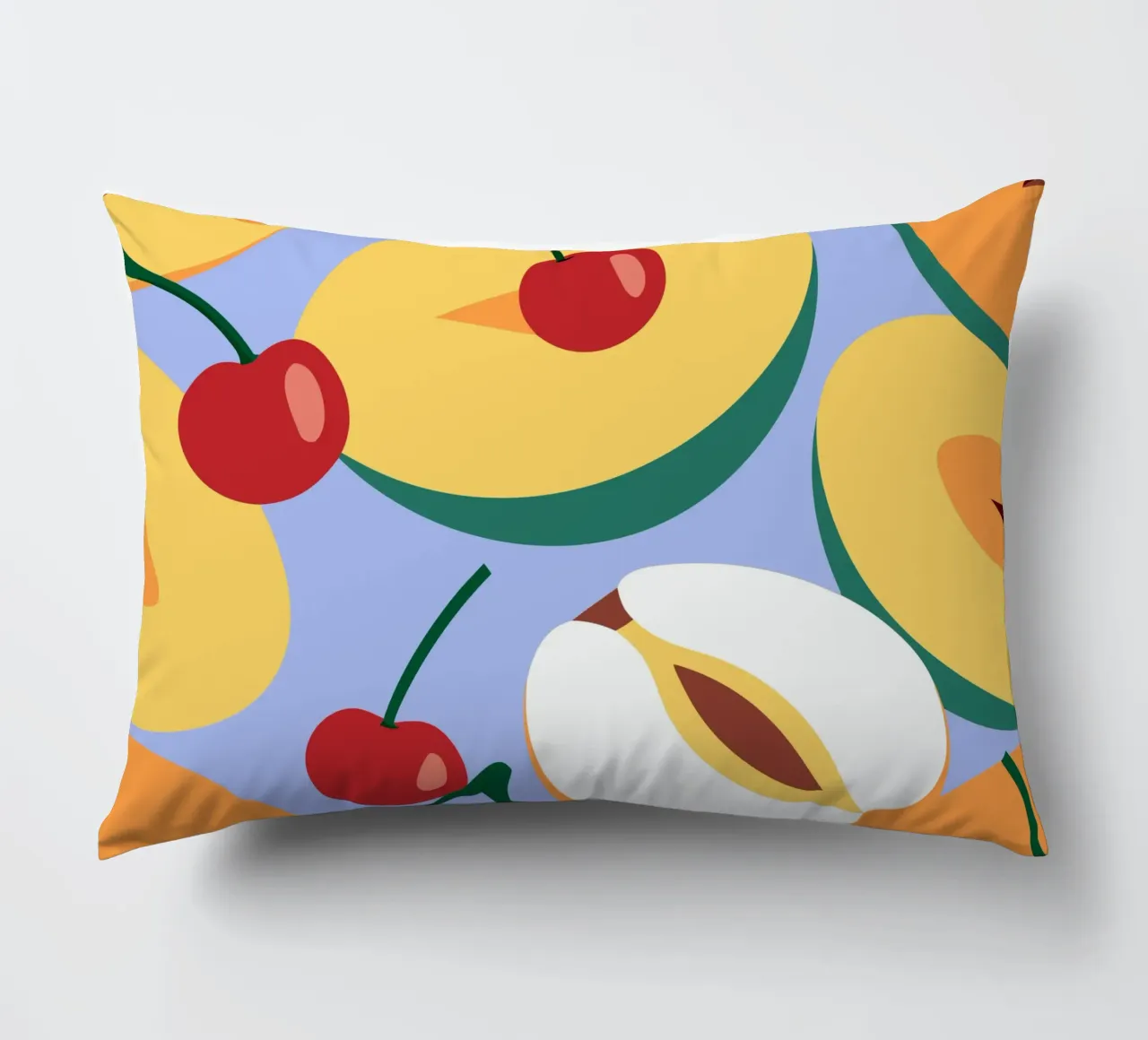 Pesche e ciliegie fresche cuscino da OFFICIAL FRUIT & VEGETABLES