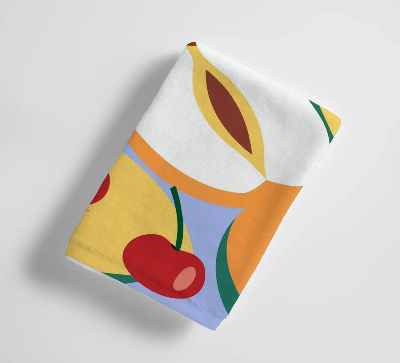 Pesche e ciliegie fresche asciugamano da bagno da OFFICIAL FRUIT & VEGETABLES