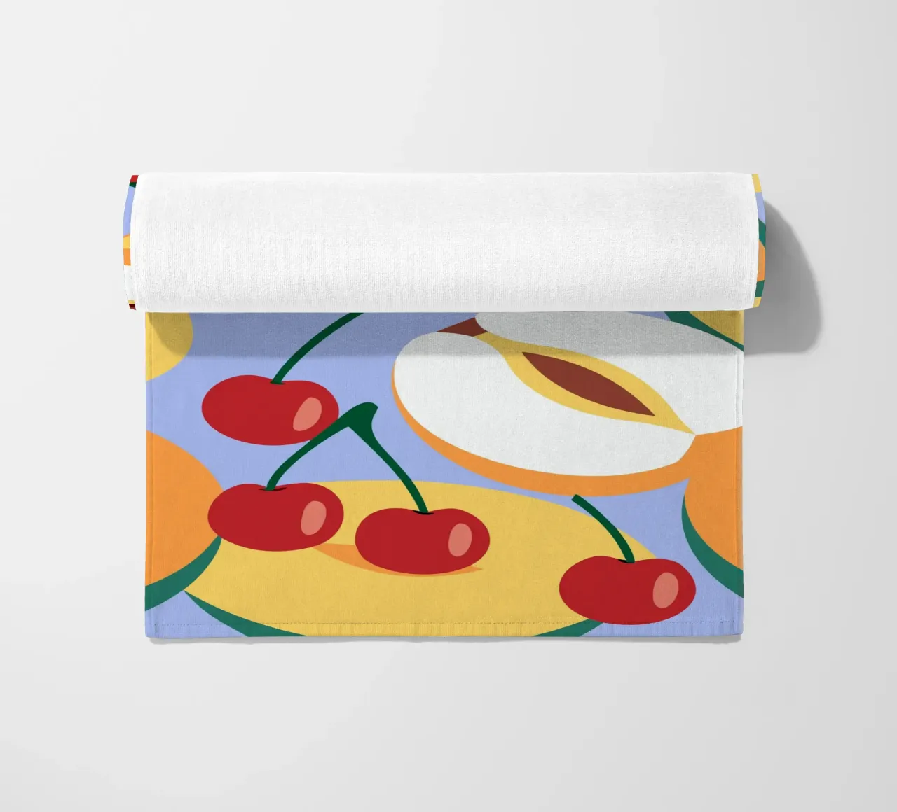 Pesche e ciliegie fresche telo mare da OFFICIAL FRUIT & VEGETABLES