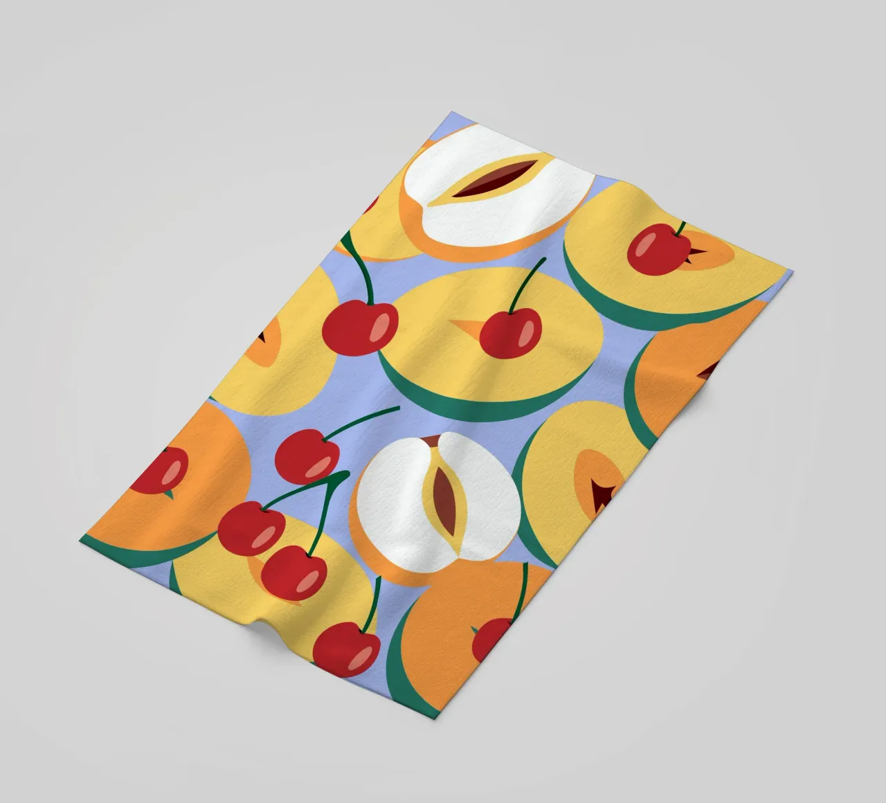 Pesche e ciliegie fresche telo mare da OFFICIAL FRUIT & VEGETABLES