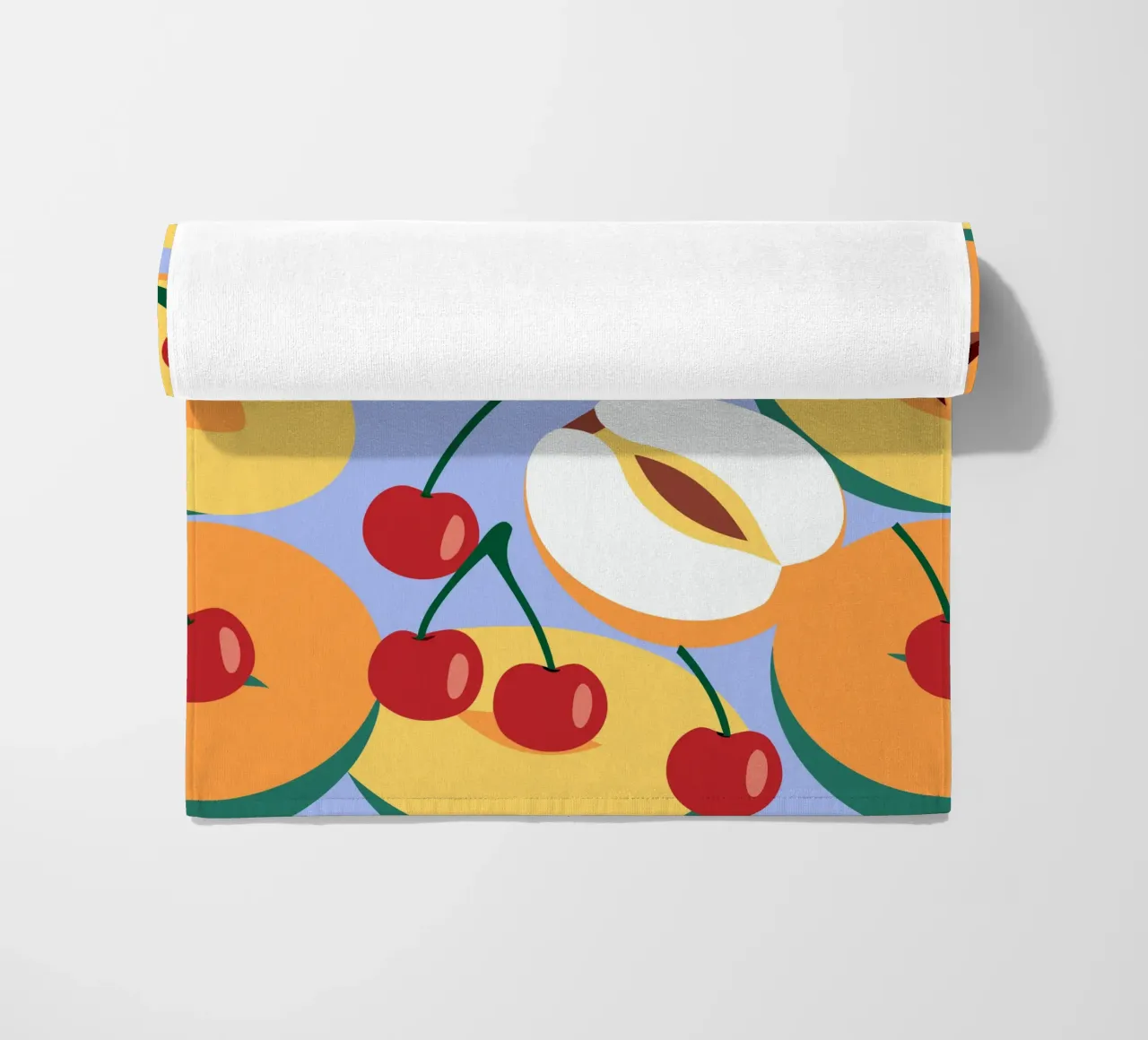 Pesche e ciliegie fresche telo mare da OFFICIAL FRUIT & VEGETABLES