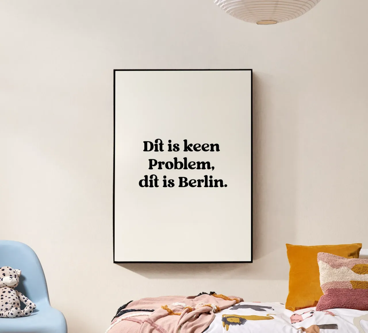 Dit is keen Problem dit is Berlin plexiglass da treechild