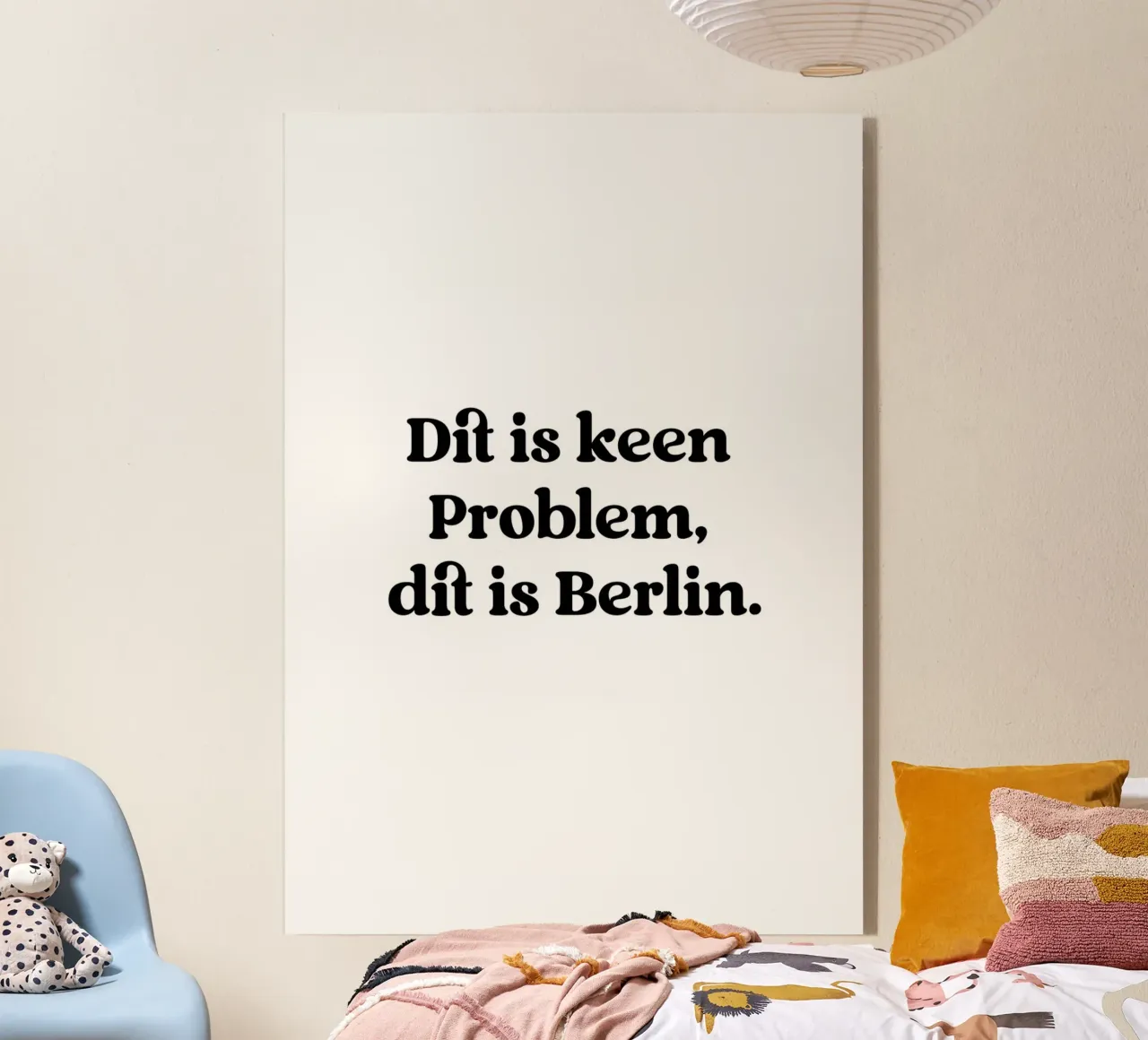 Dit is keen Problem dit is Berlin plexiglass da treechild
