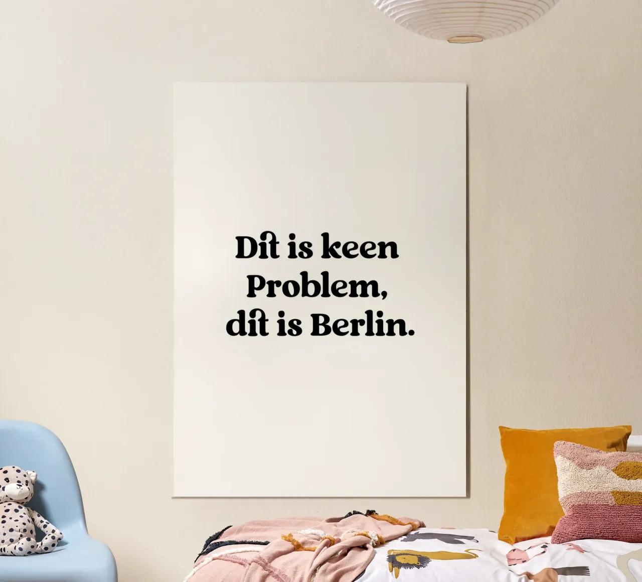 Dit is keen Problem dit is Berlin alluminio dibond da treechild