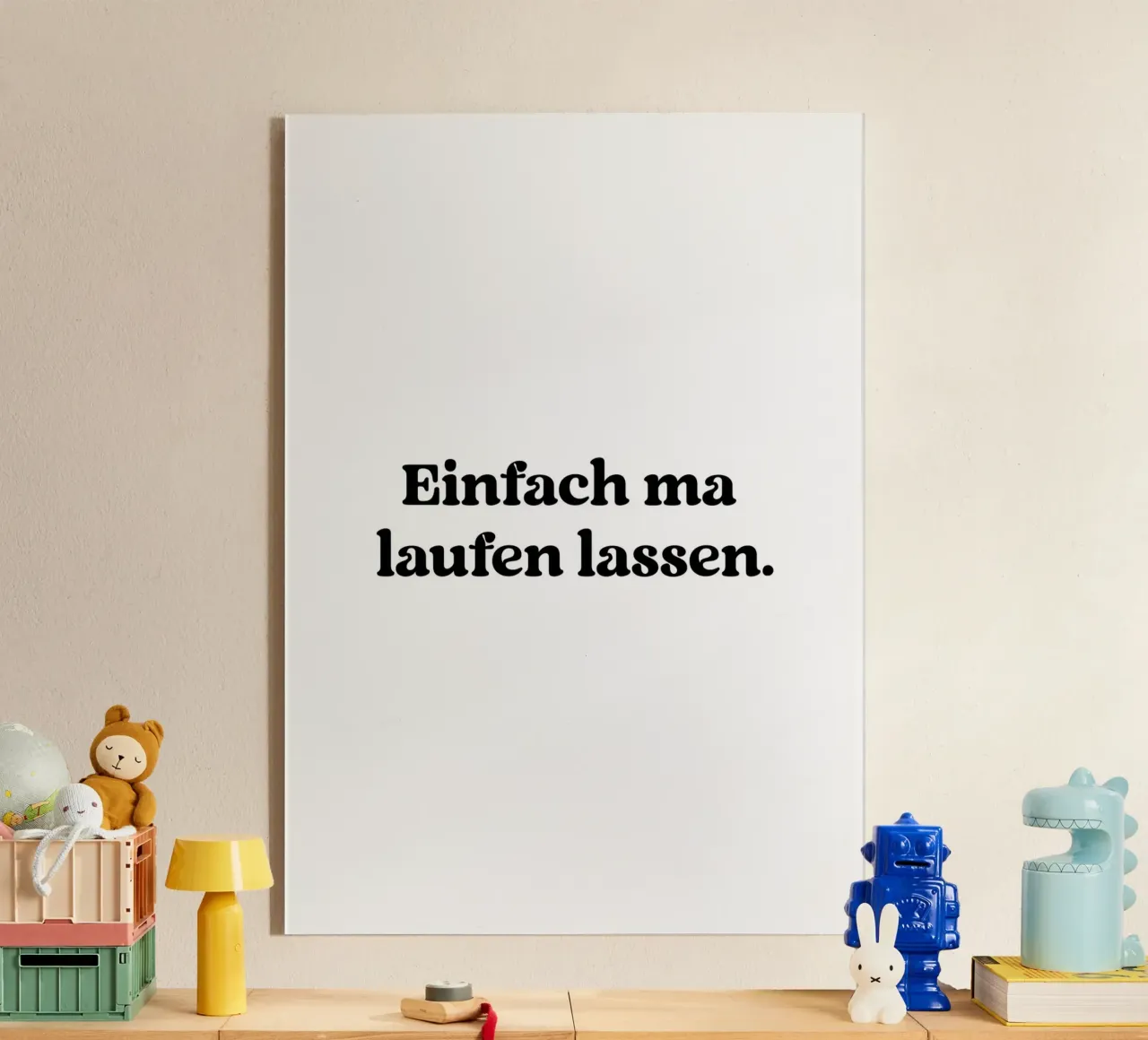 Einfach ma laufen lassen plexiglass da treechild