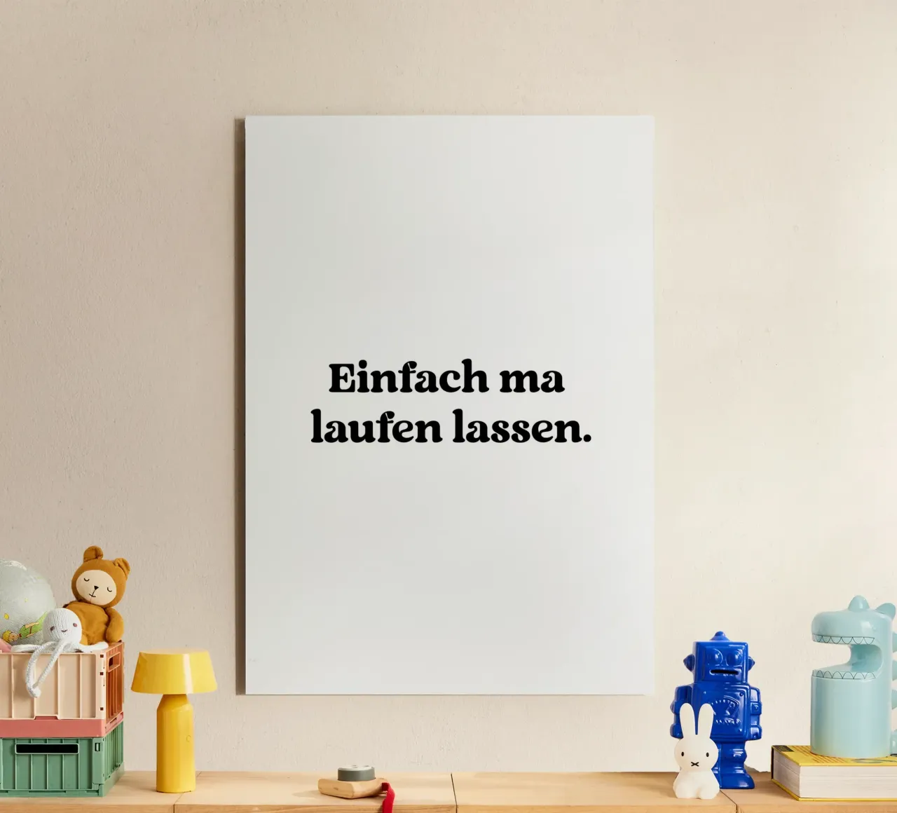 Einfach ma laufen lassen alluminio dibond da treechild