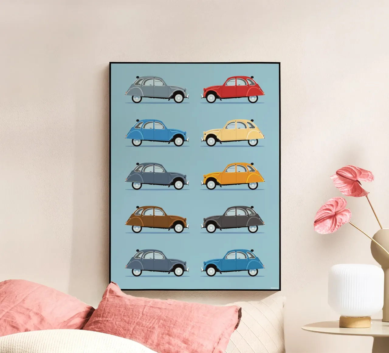 2CV acryl van Raphaël Delerue