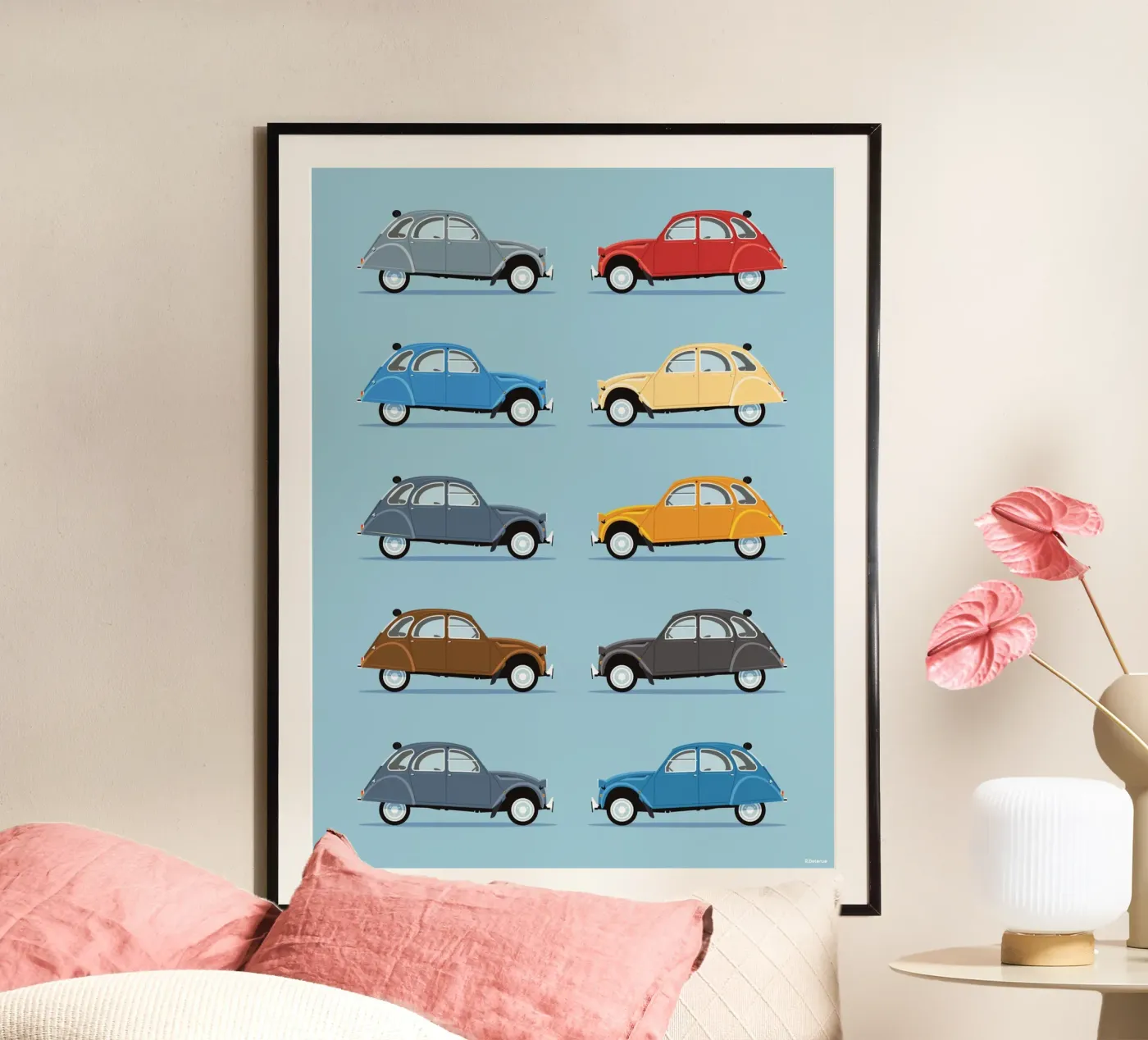 2CV Poster von Raphaël Delerue