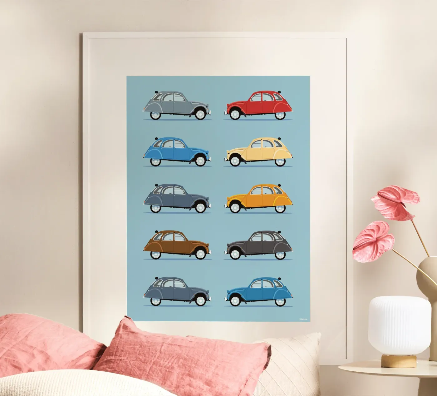 2CV Poster von Raphaël Delerue