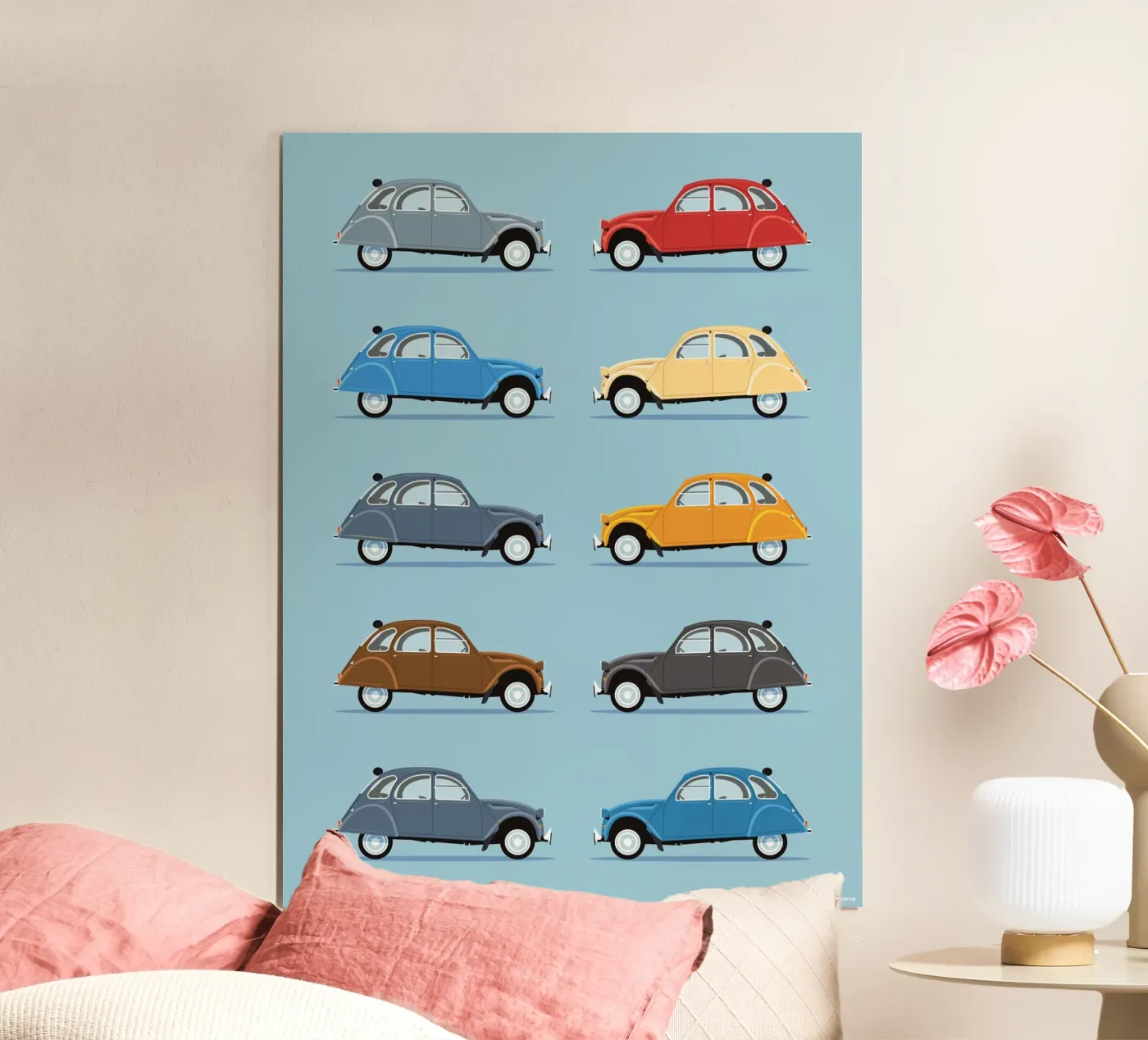 2CV Poster von Raphaël Delerue