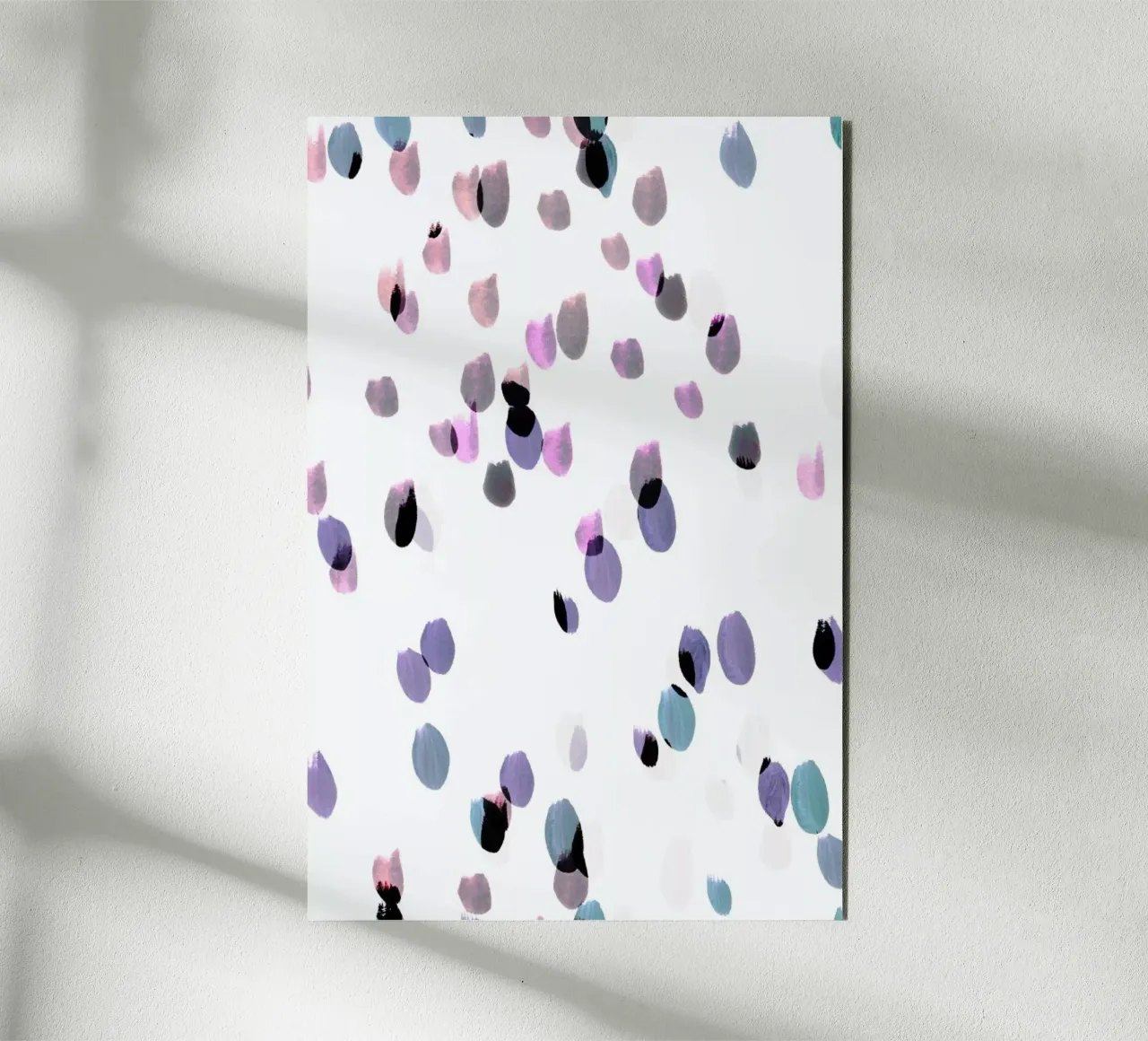 Painted Dots 1 alluminio dibond da IRIS LEHNHARDT FINE ART