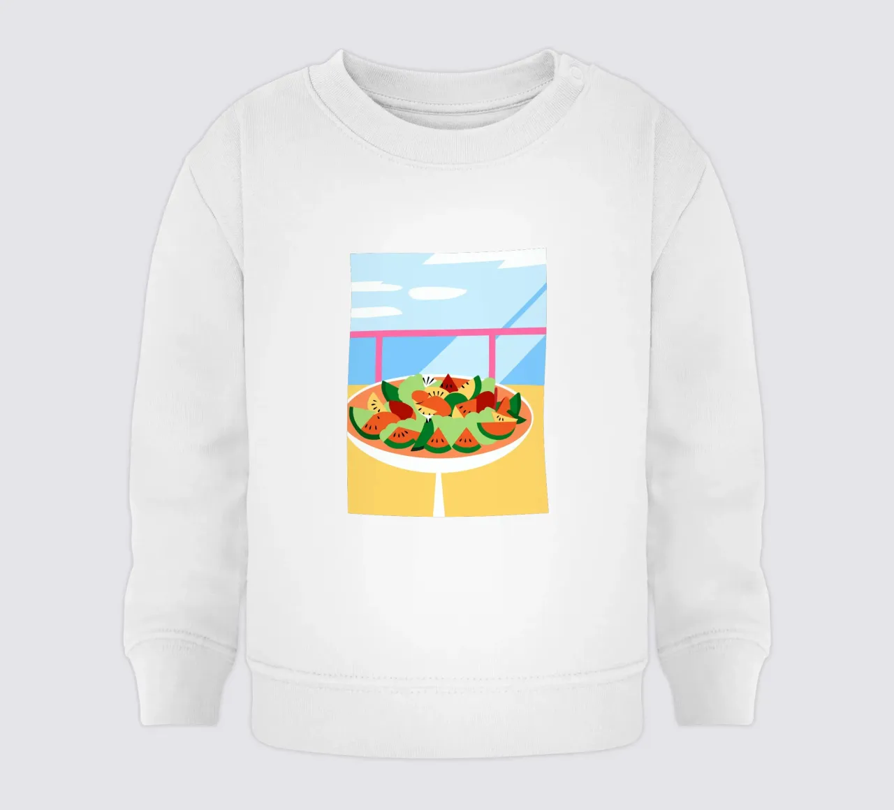 Frischer Obstsalat Baby Sweatshirt von OFFICIAL FRUIT & VEGETABLES