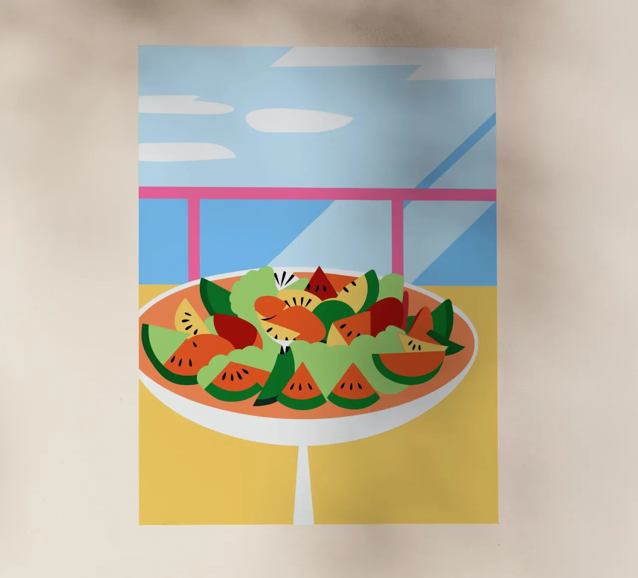 Insalata di frutta fresca pellicola backlit da OFFICIAL FRUIT & VEGETABLES