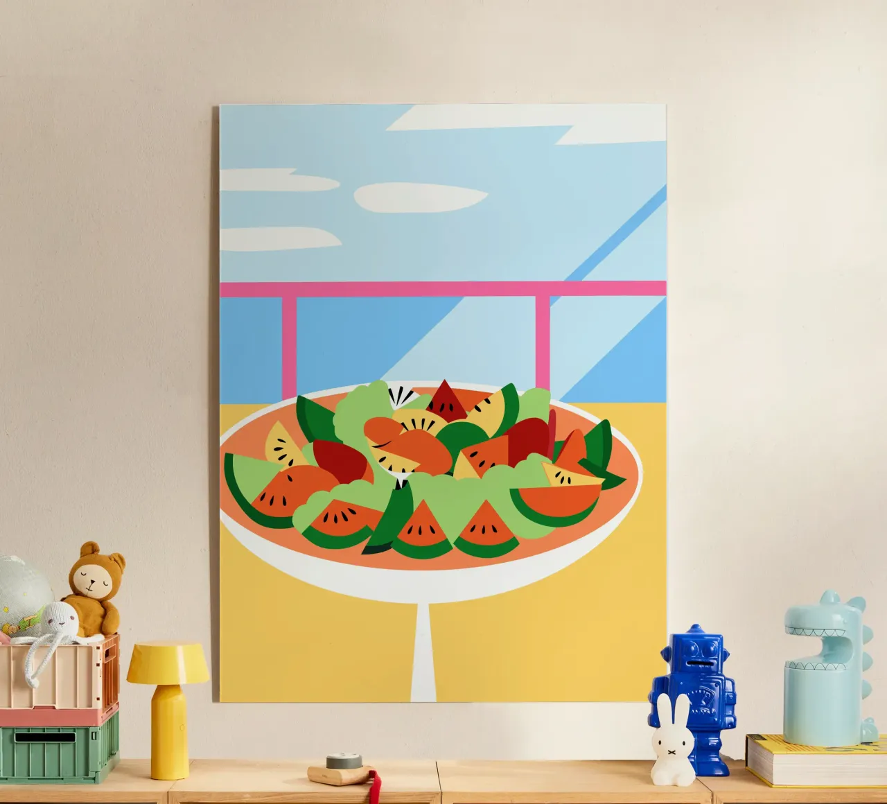 Insalata di frutta fresca plexiglass da OFFICIAL FRUIT & VEGETABLES