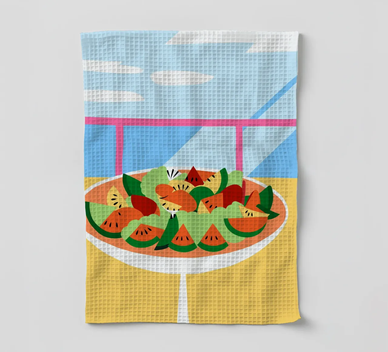Insalata di frutta fresca canovaccio da cucina da OFFICIAL FRUIT & VEGETABLES