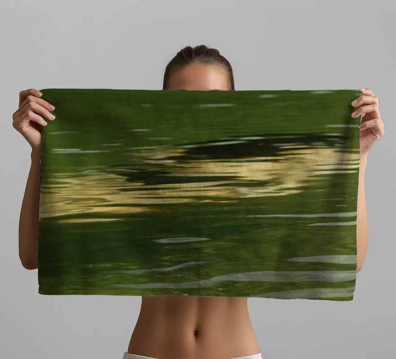 Riflessione di una donna a Cuba (Baracua) asciugamano da bagno da art picture
