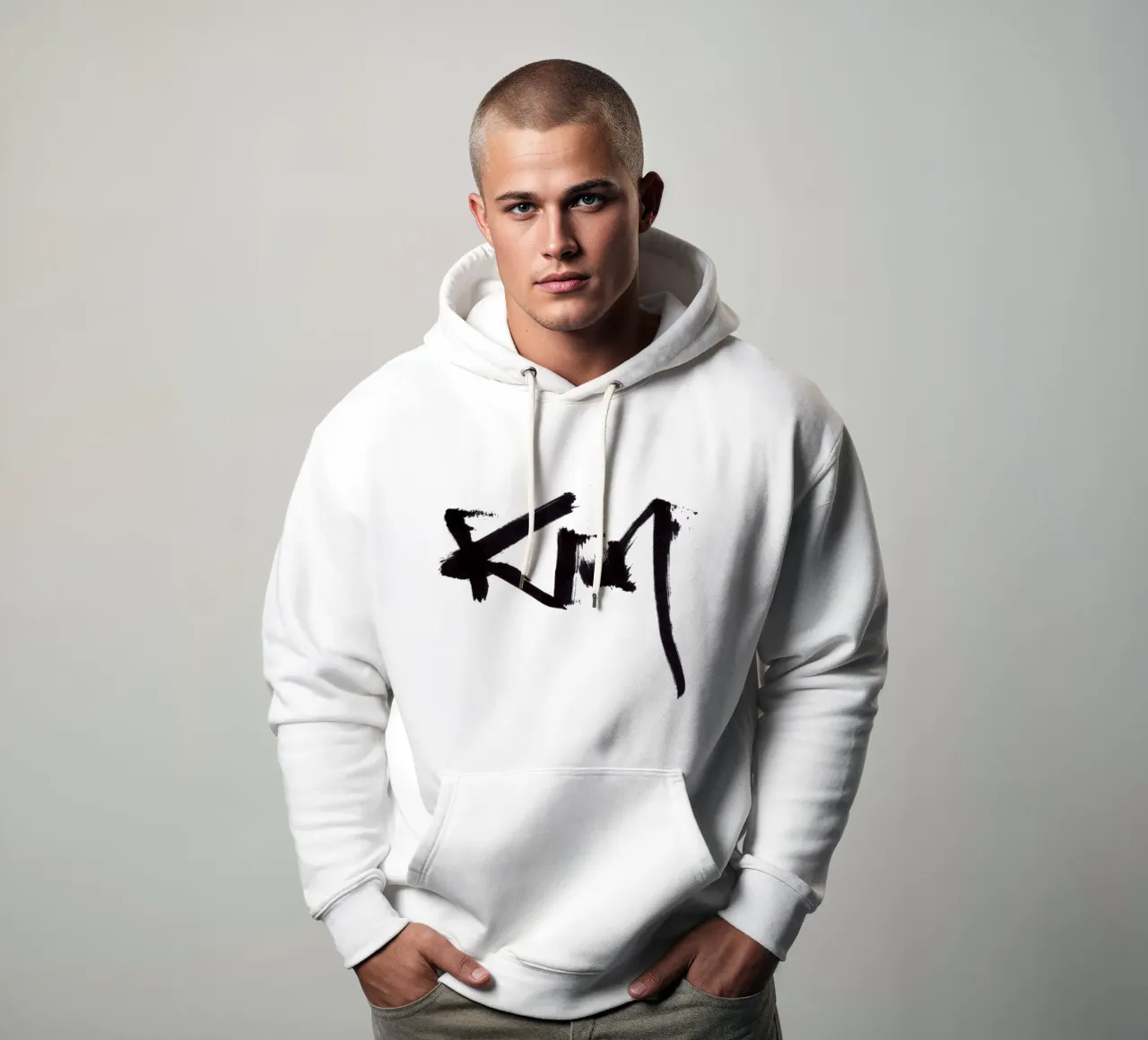 kim tag felpa con cappuccio da k i m