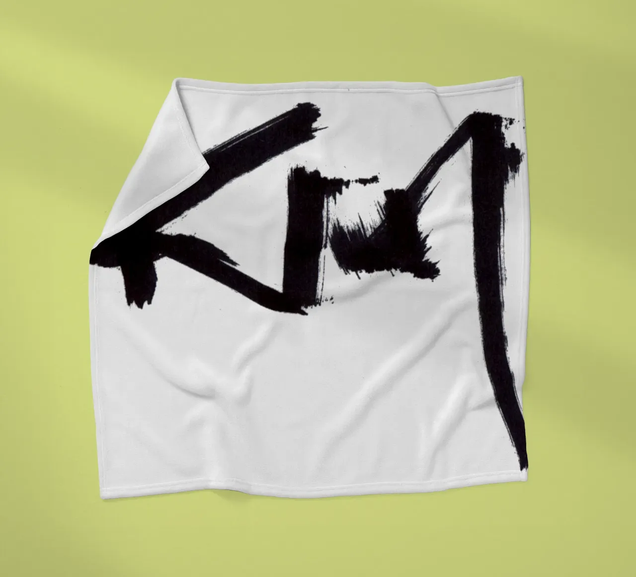 kim tag fleece blanket by k i m
