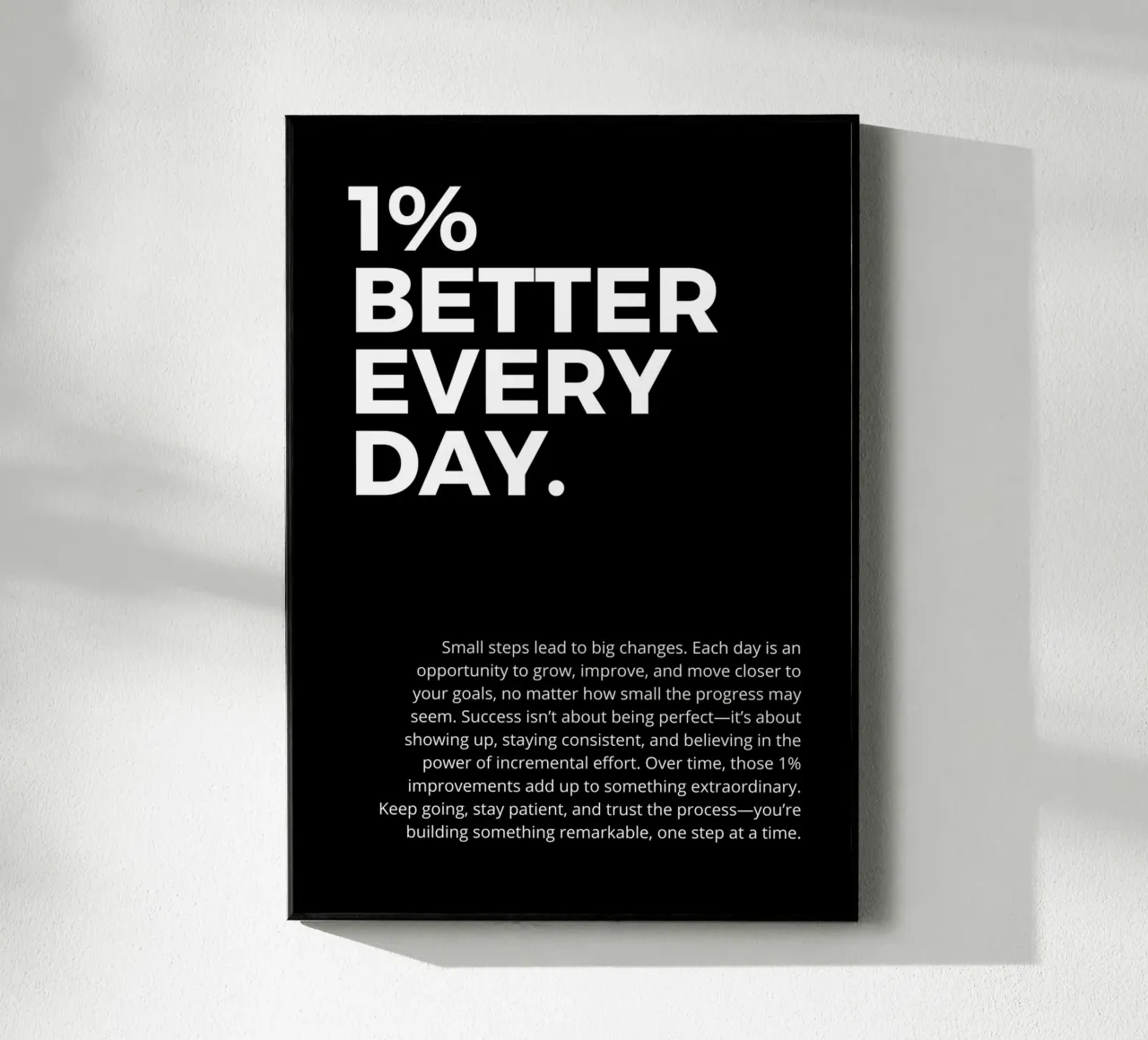 1% better every day. plexiglass da vintageshop