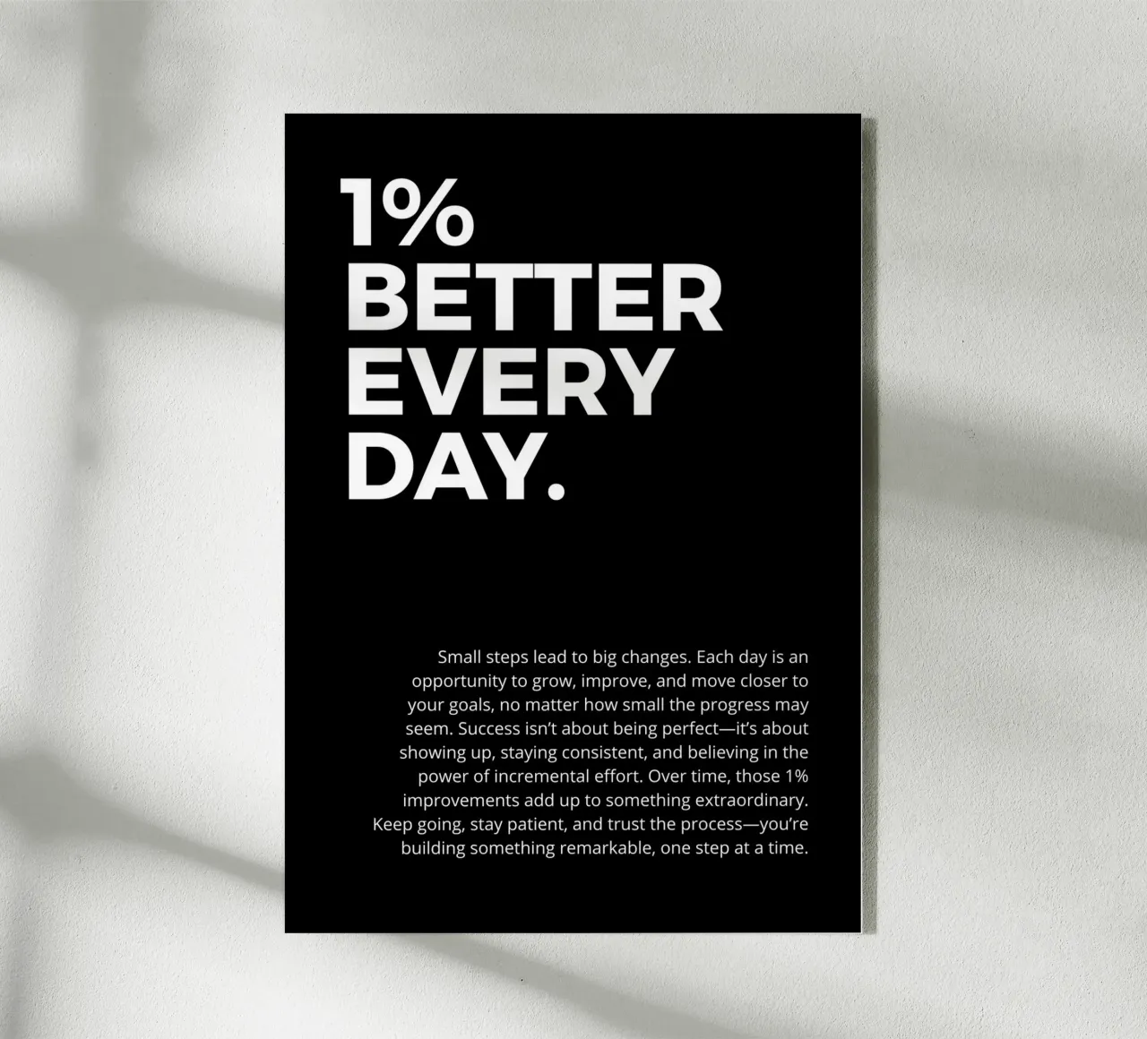 1% better every day. plexiglass da vintageshop