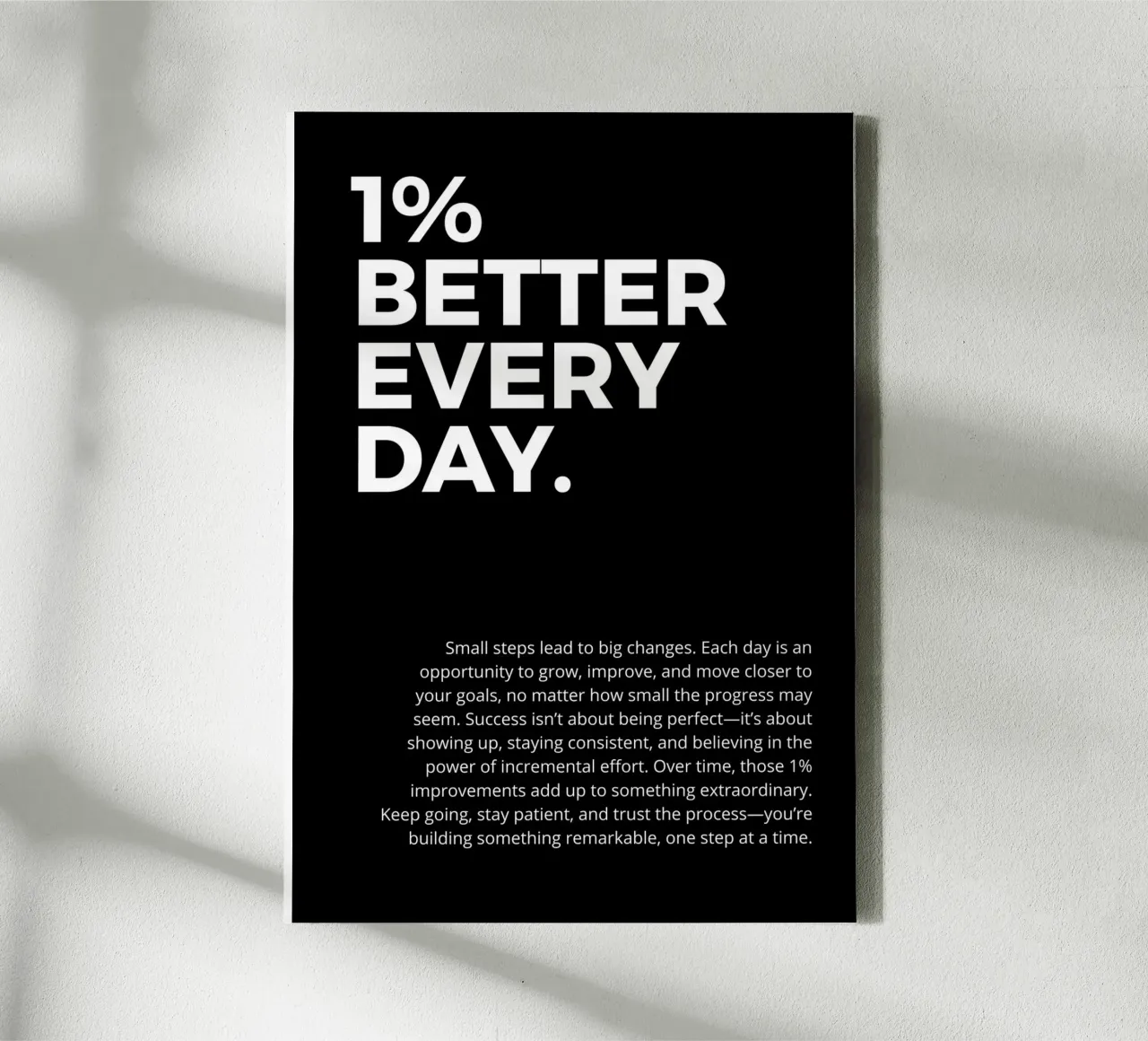 1% better every day. canvas van vintageshop