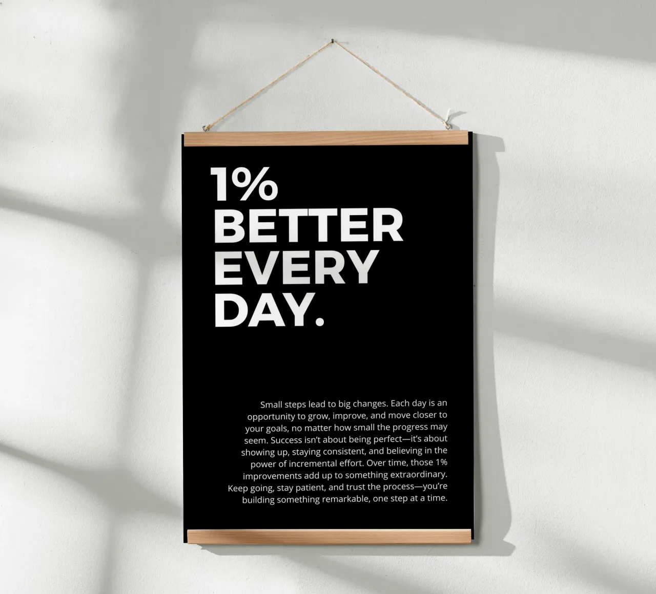 1% better every day. poster da vintageshop
