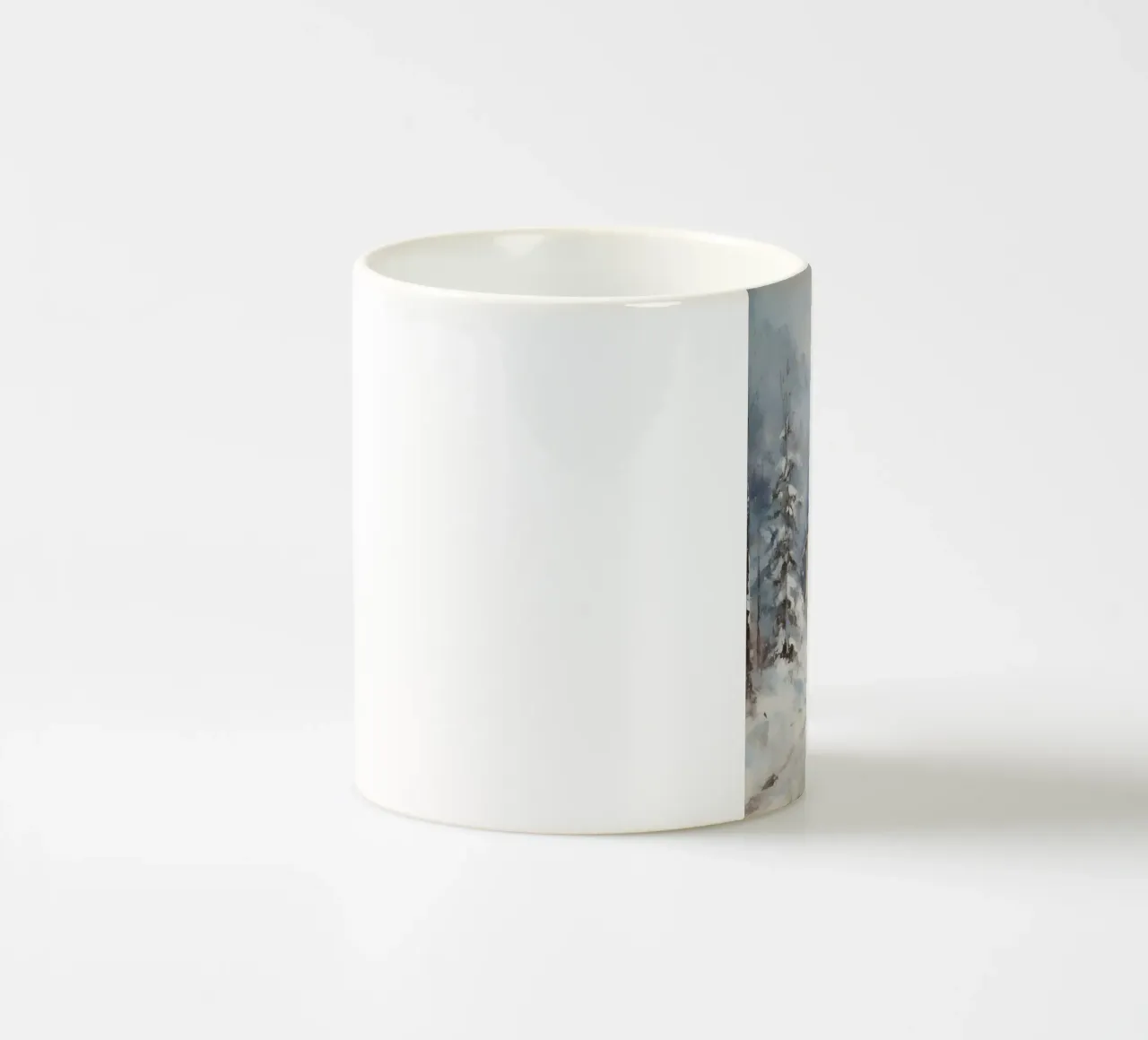 Silenzio invernale al Berghaus - Tracce solitarie nella neve tazza in ceramica da Cozy Vibes