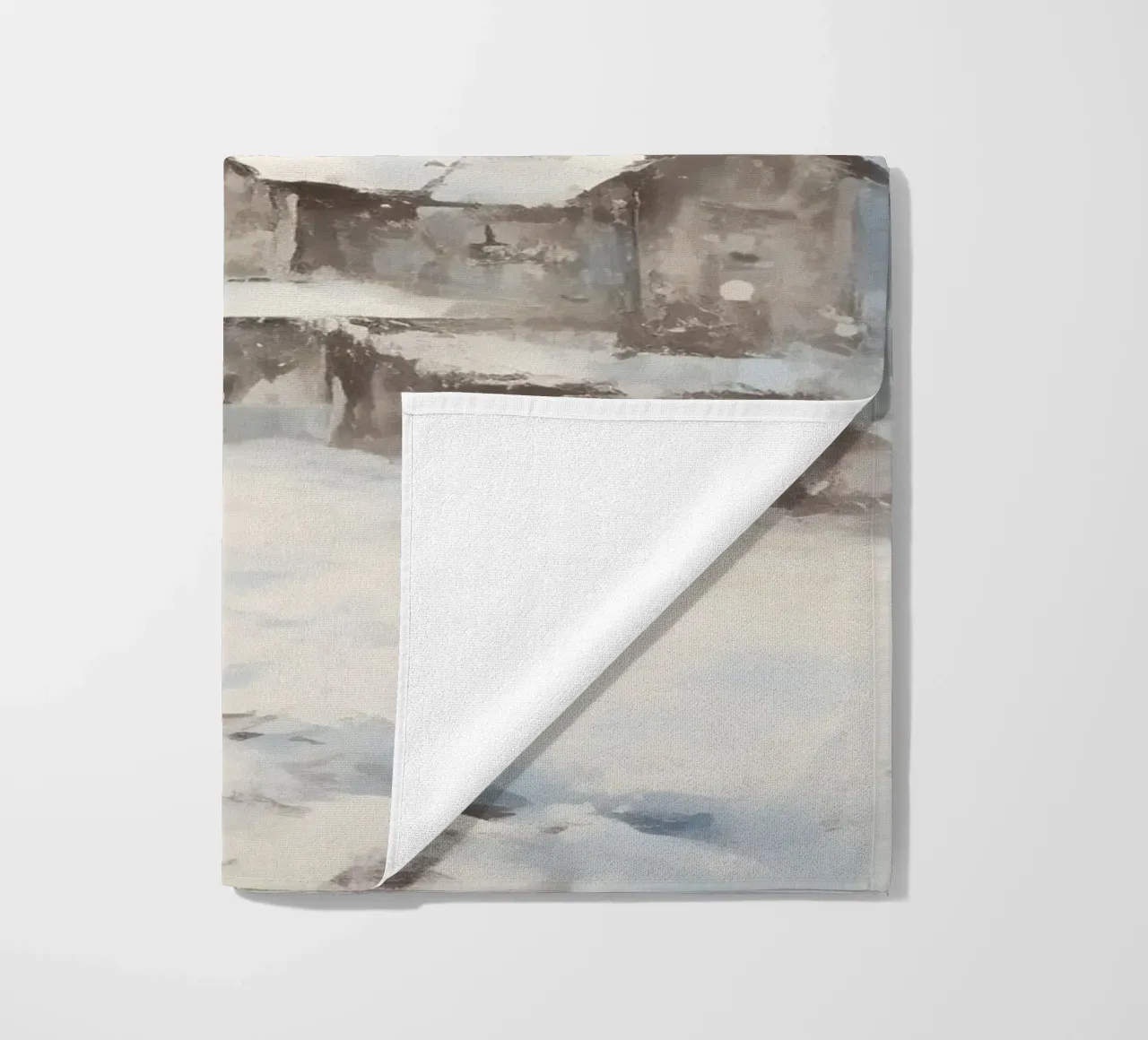 Silenzio invernale al Berghaus - Tracce solitarie nella neve telo mare da Cozy Vibes
