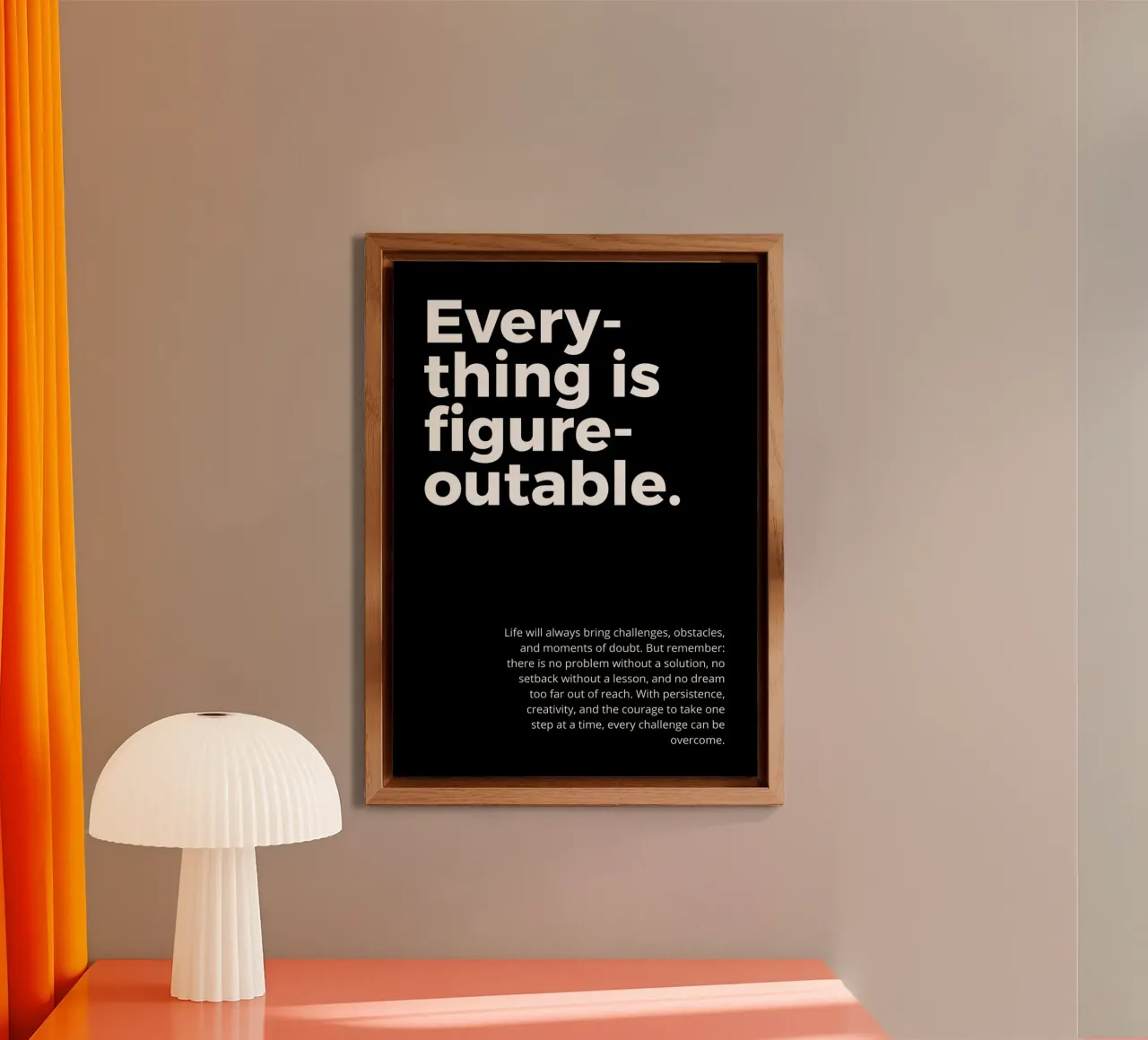everything is figureoutable alluminio dibond da vintageshop