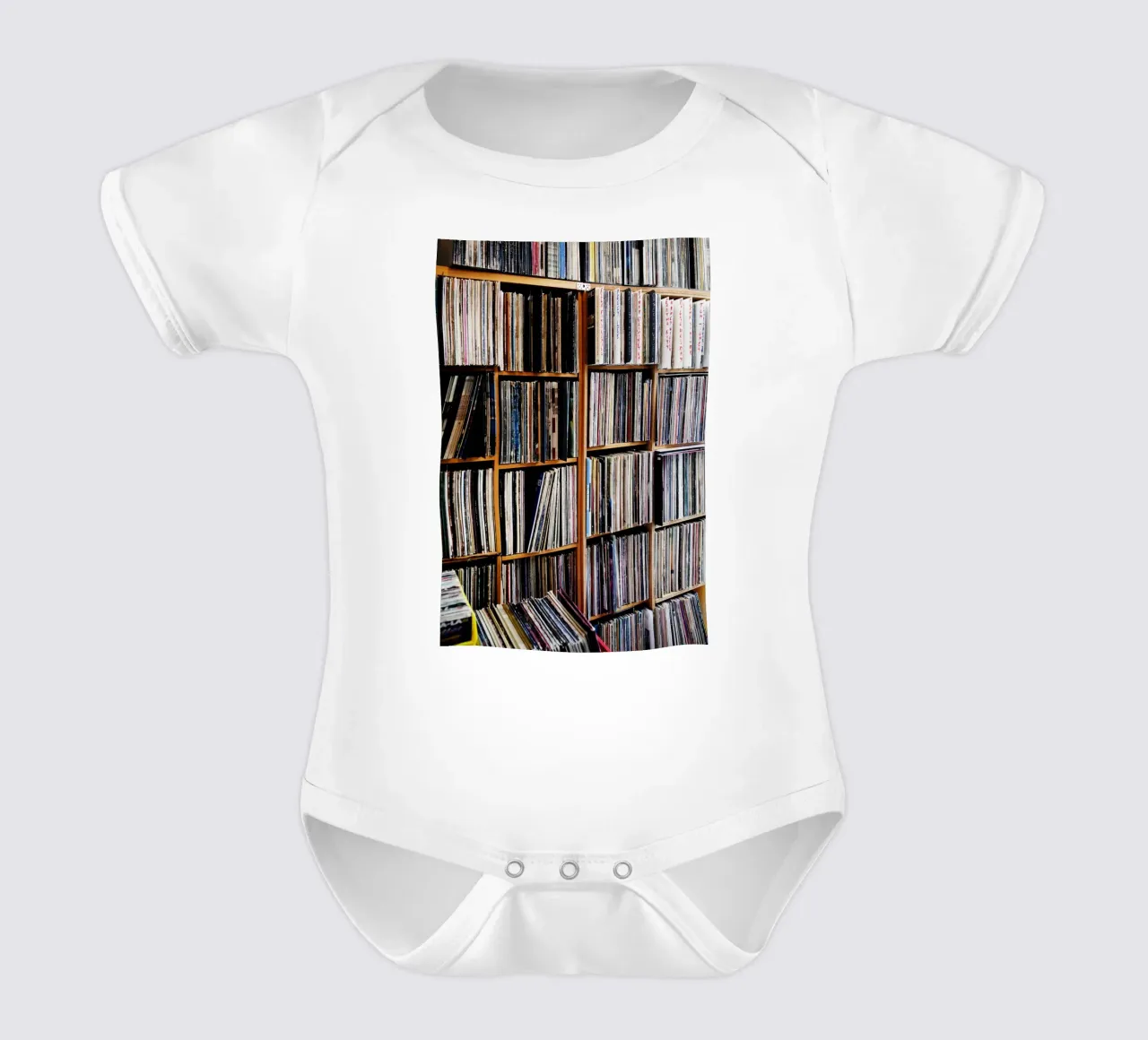 Dischi in vinile, Monaco body neonato maniche corte da art picture