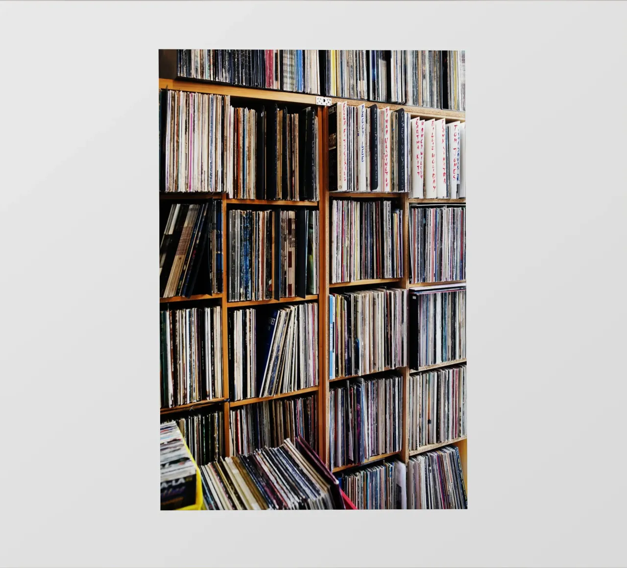 Dischi in vinile, Monaco telo in pvc da art picture