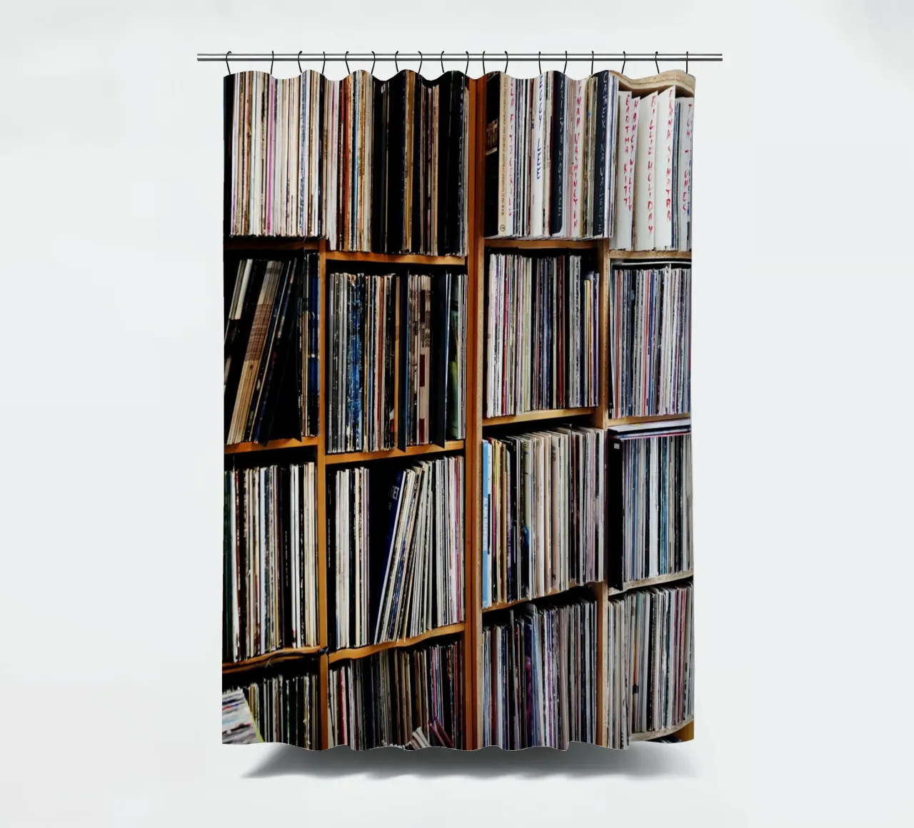 Dischi in vinile, Monaco tenda da doccia da art picture