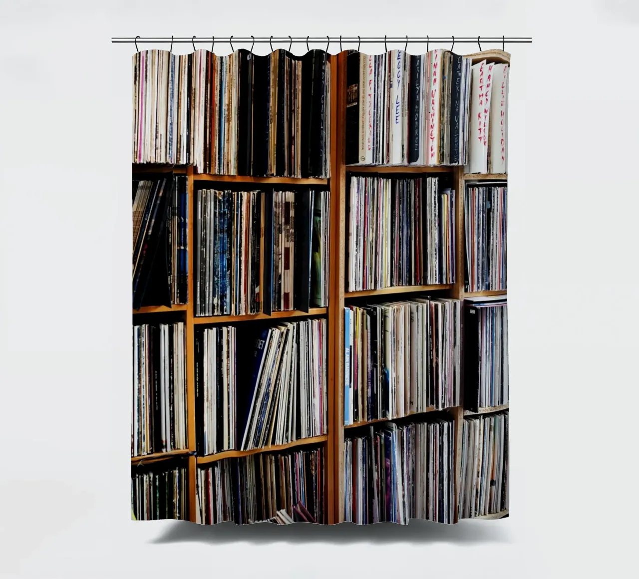 Dischi in vinile, Monaco tenda da doccia da art picture