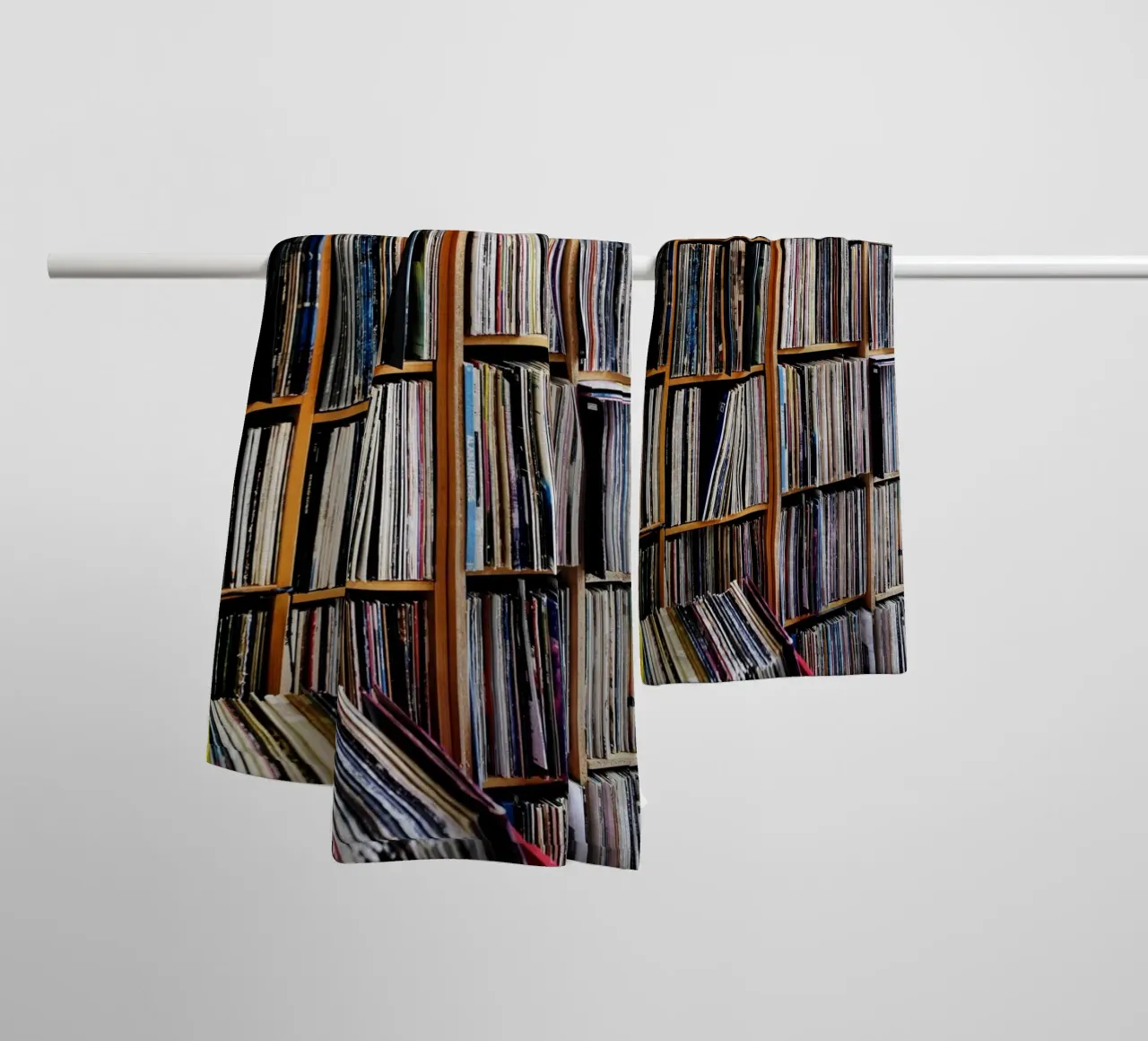 Dischi in vinile, Monaco asciugamano da bagno da art picture