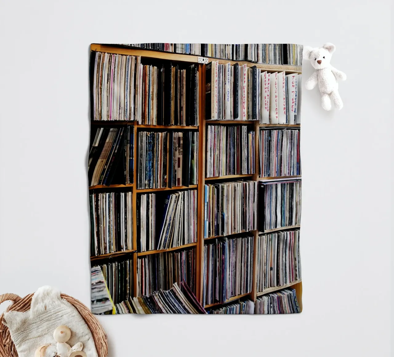 Dischi in vinile, Monaco coperta in pile da art picture