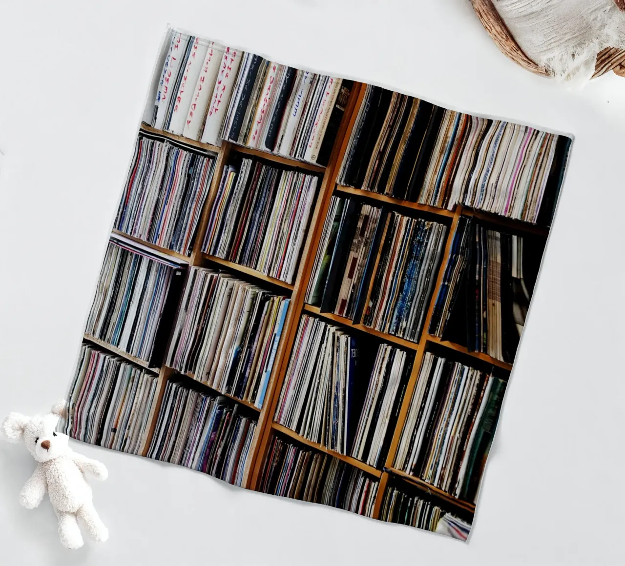 Dischi in vinile, Monaco coperta in pile da art picture
