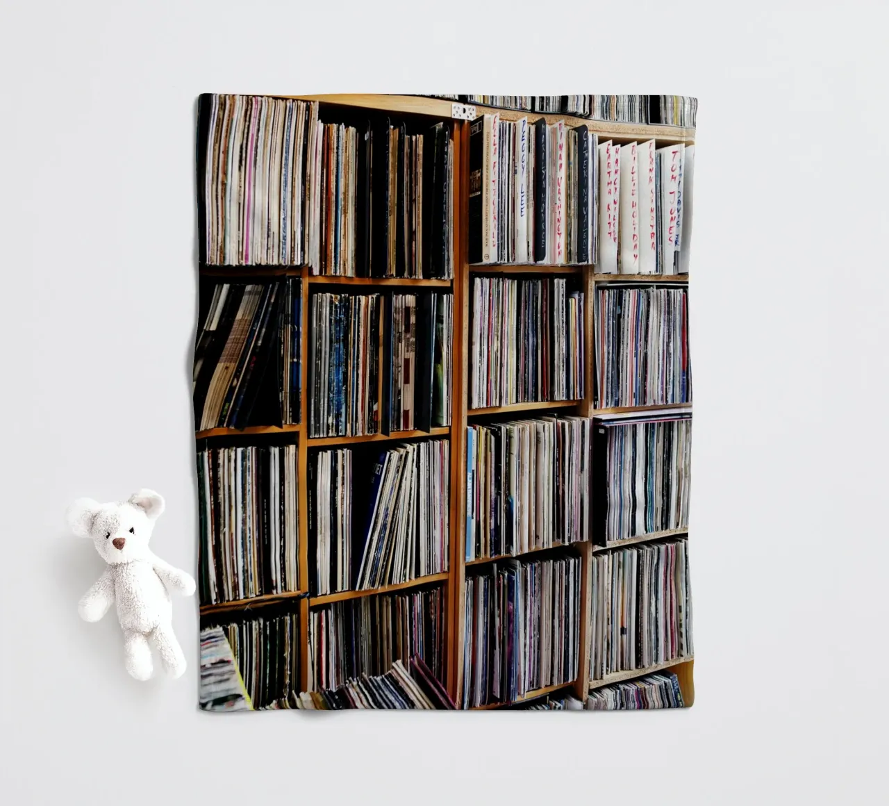Dischi in vinile, Monaco coperta in pile da art picture