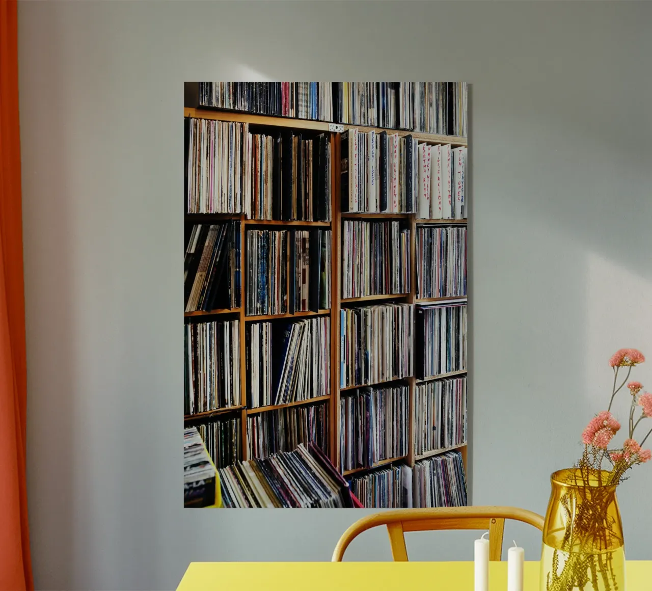 Dischi in vinile, Monaco plexiglass da art picture
