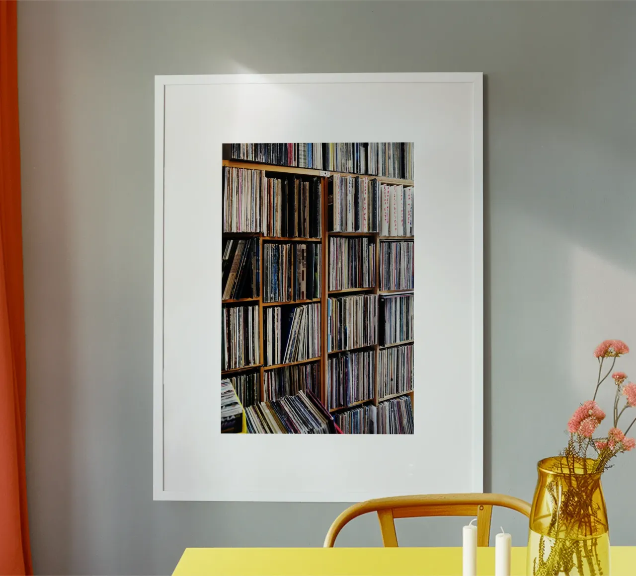 Dischi in vinile, Monaco carta hahnemühle da art picture