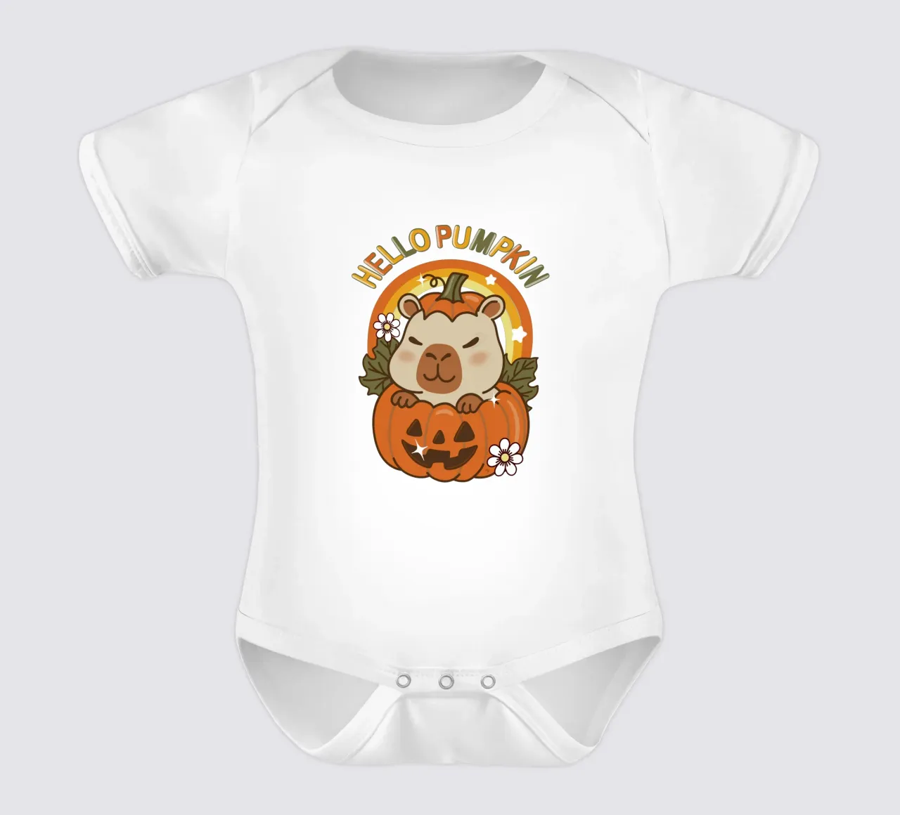 Ciao Zucca Capibara body neonato maniche corte da Martina