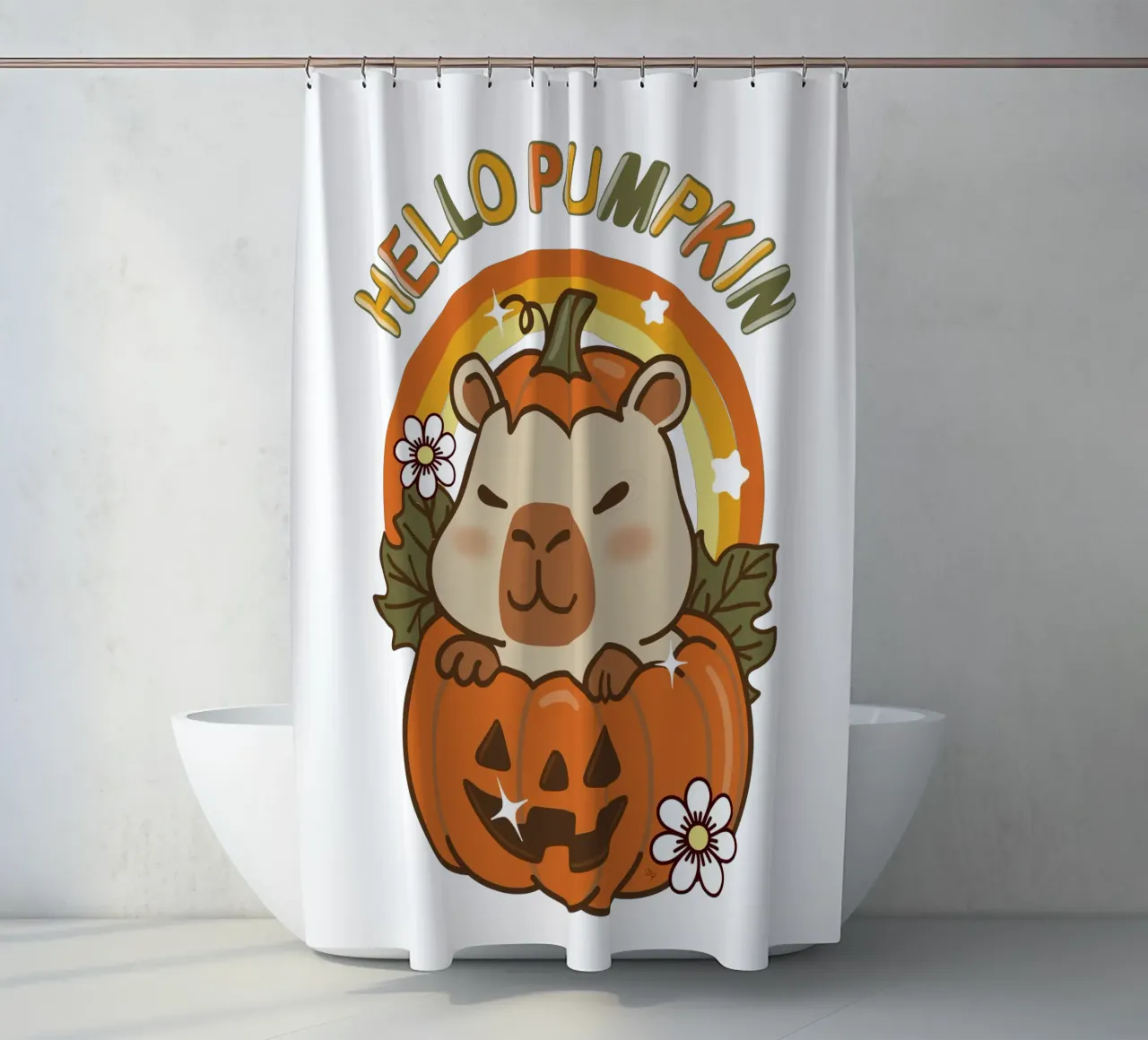Ciao Zucca Capibara tenda da doccia da Martina