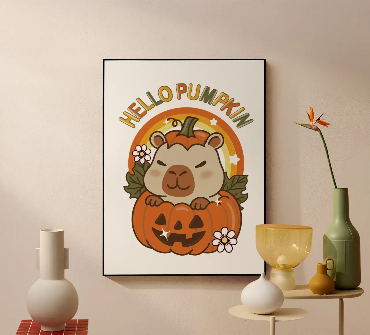 Ciao Zucca Capibara plexiglass da Martina