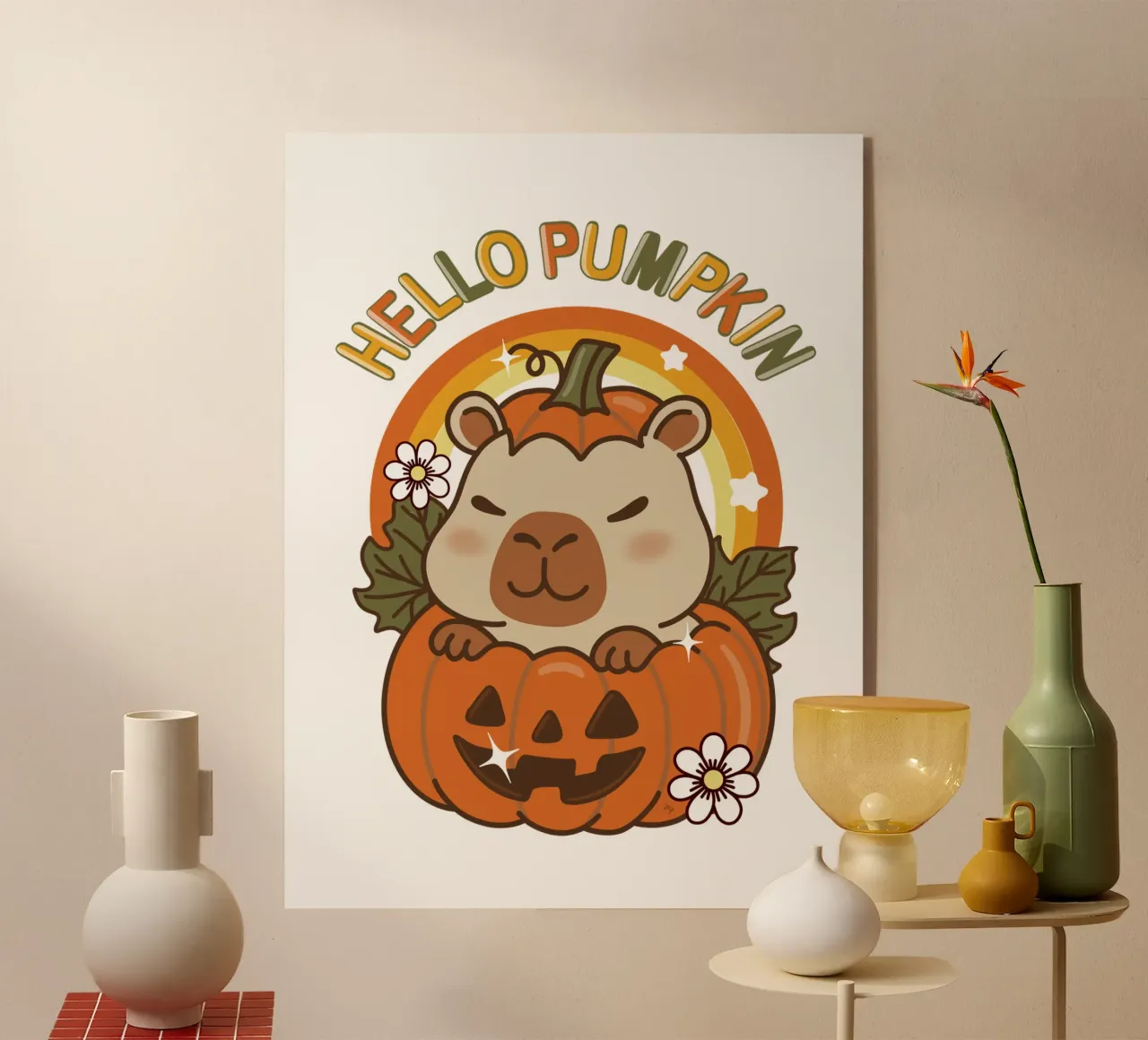 Ciao Zucca Capibara plexiglass da Martina