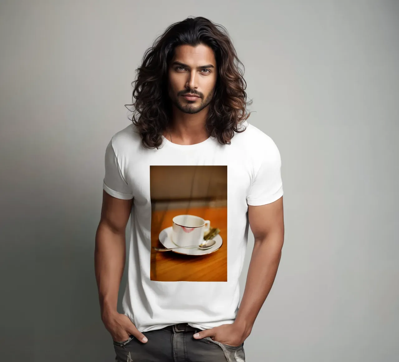 Caffè Liebe, Monaco t-shirt da art picture